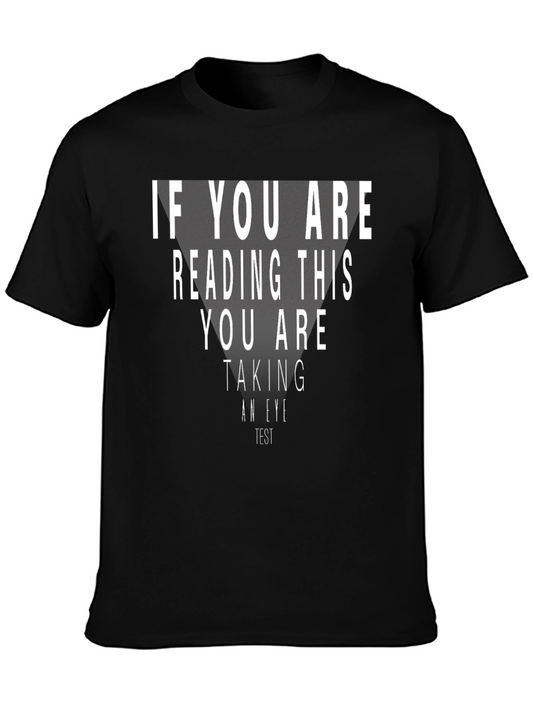 Eye Test T-Shirt - Funny Visual Acuity Chart Tee