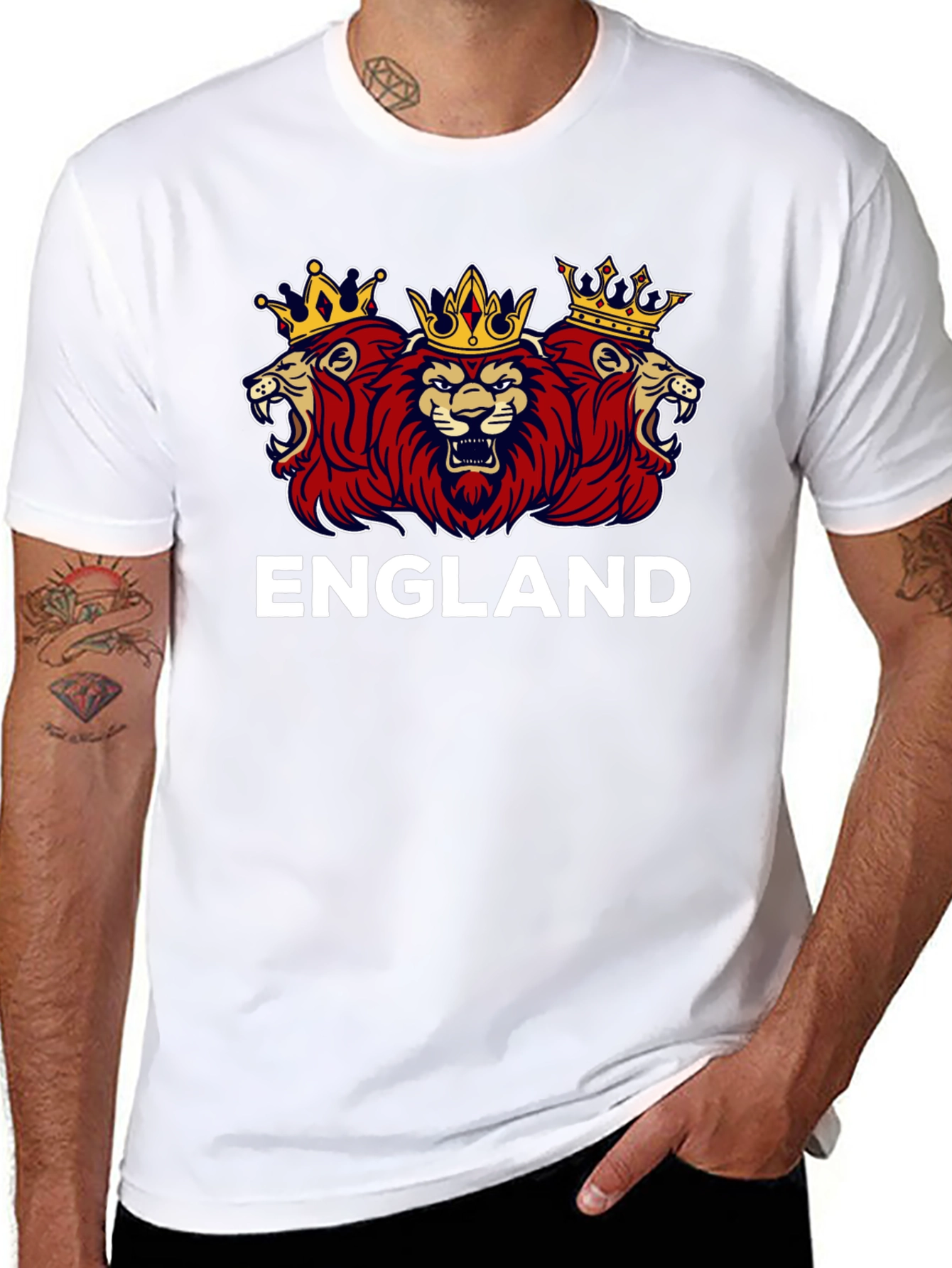 England Lions Crest Graphic Tee