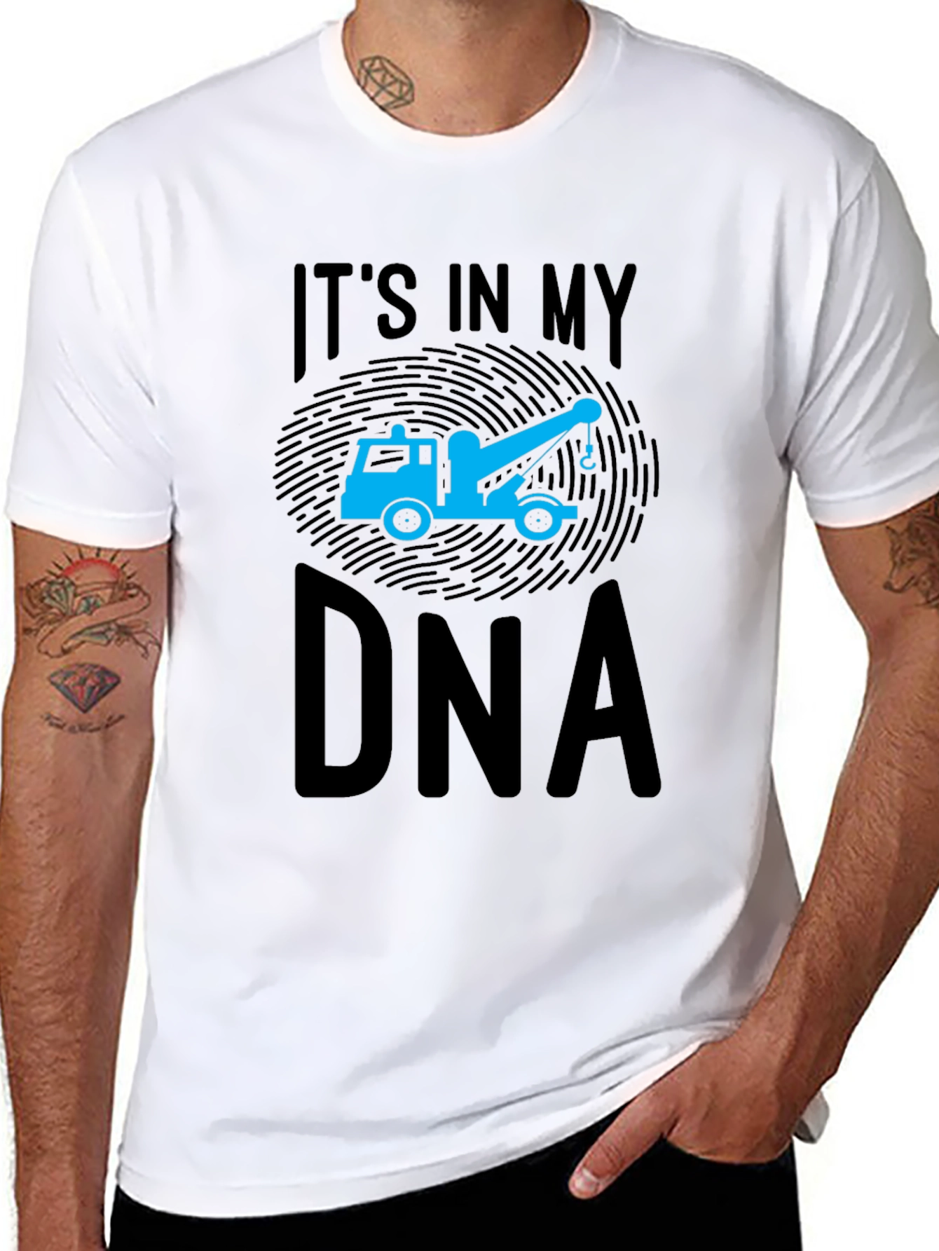 Its In My DNA Tow Truck T-Shirt