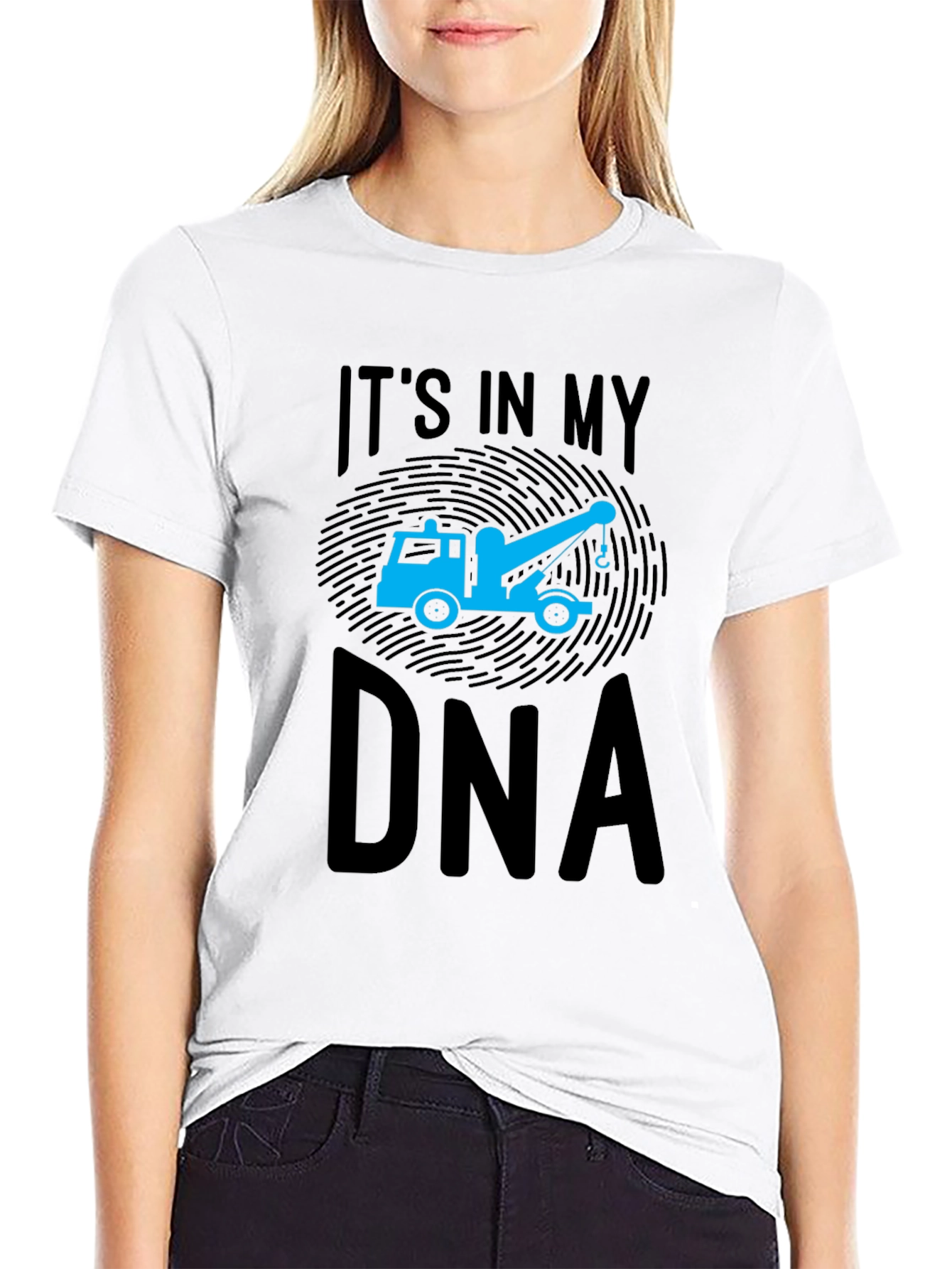 Its In My DNA Tow Truck T-Shirt