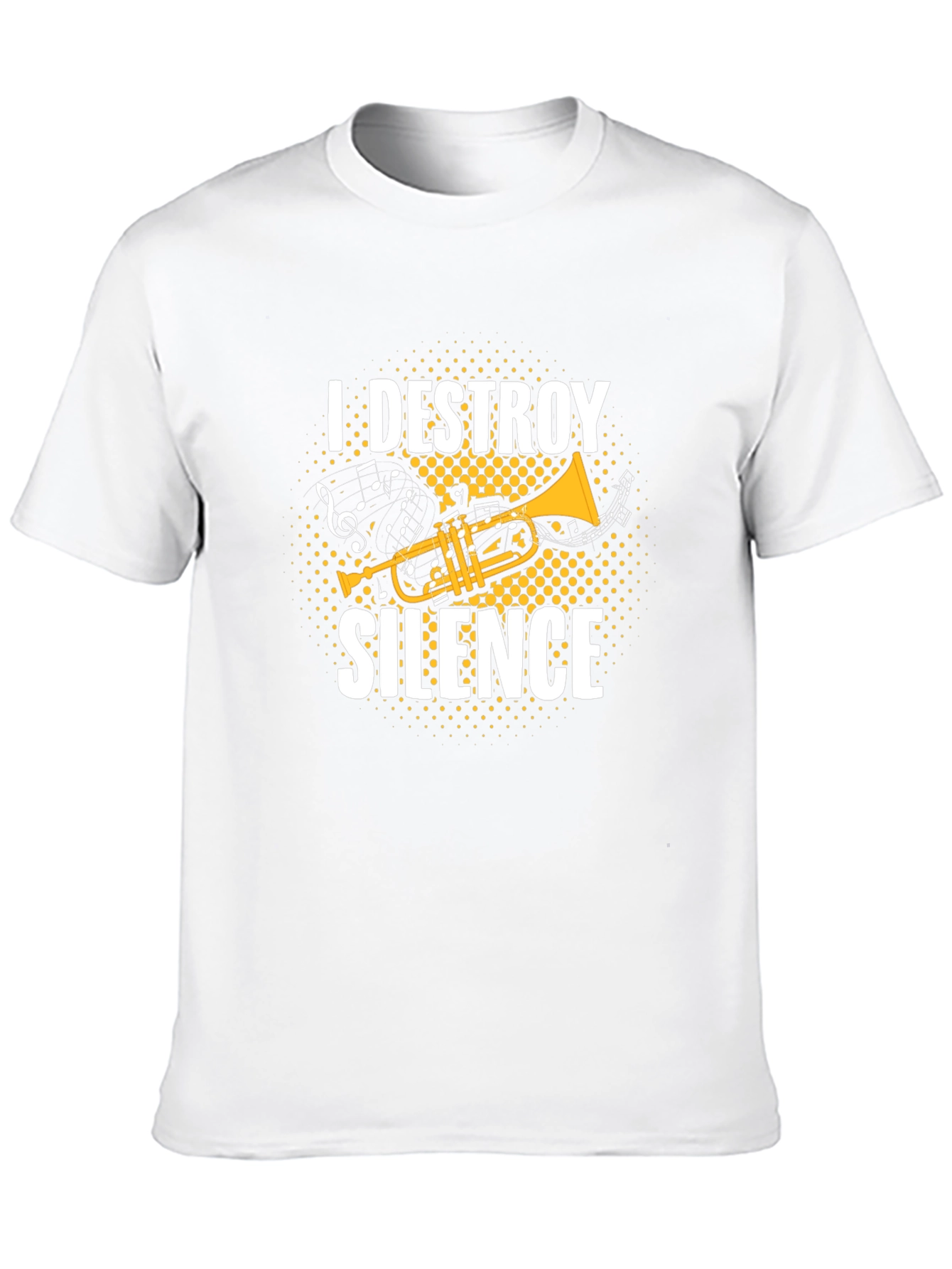 I Destroy Silence Trumpet Graphic T-Shirt