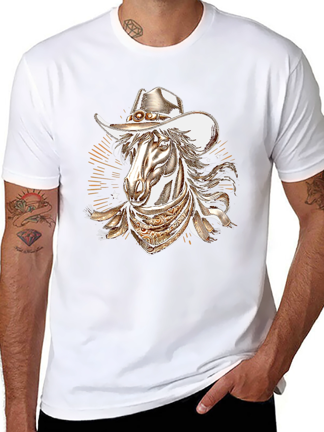 Cowboy Horse Graphic Tee