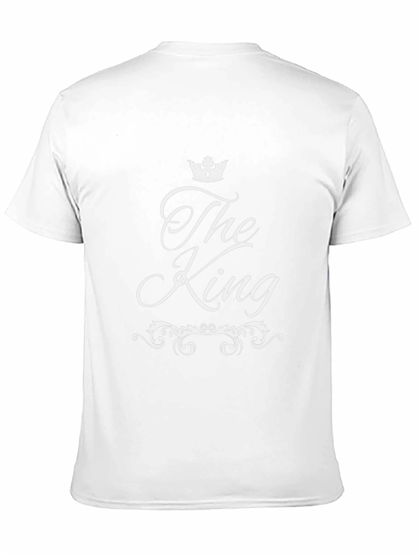 The King Graphic Tee - Black Cotton Crew Neck