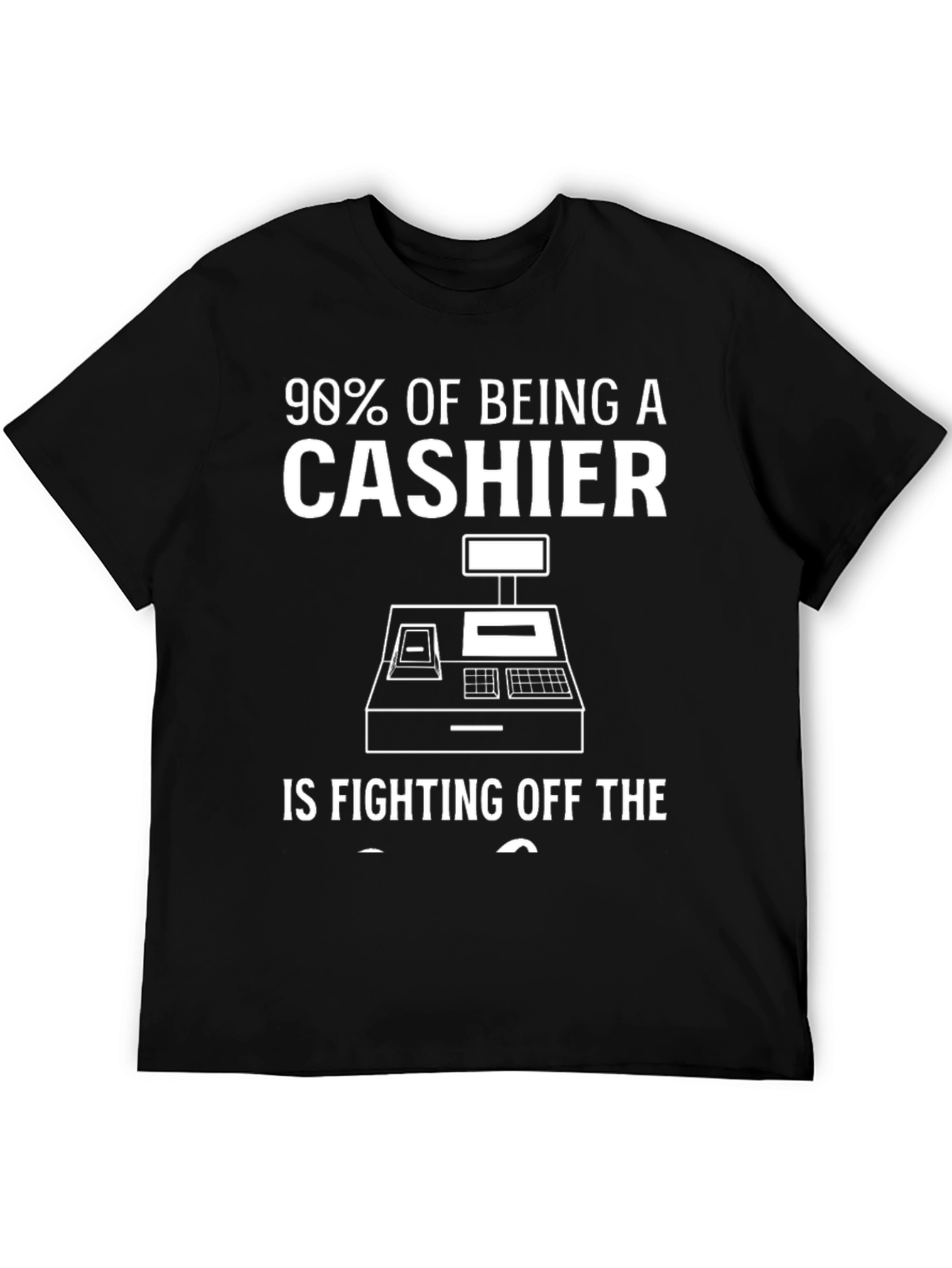 Cashier Fighting Off The Urge Funny T-Shirt