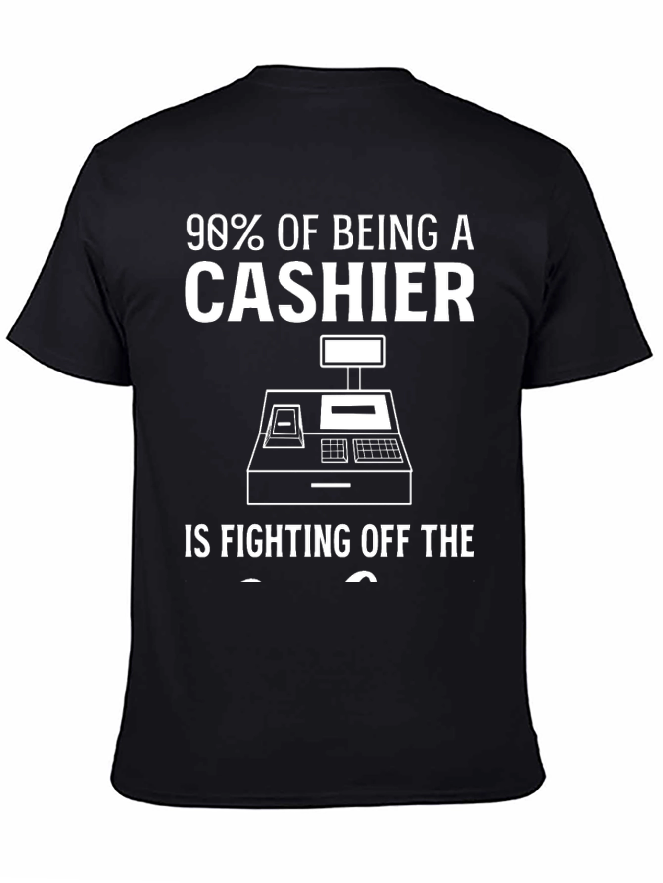 Cashier Fighting Off The Urge Funny T-Shirt