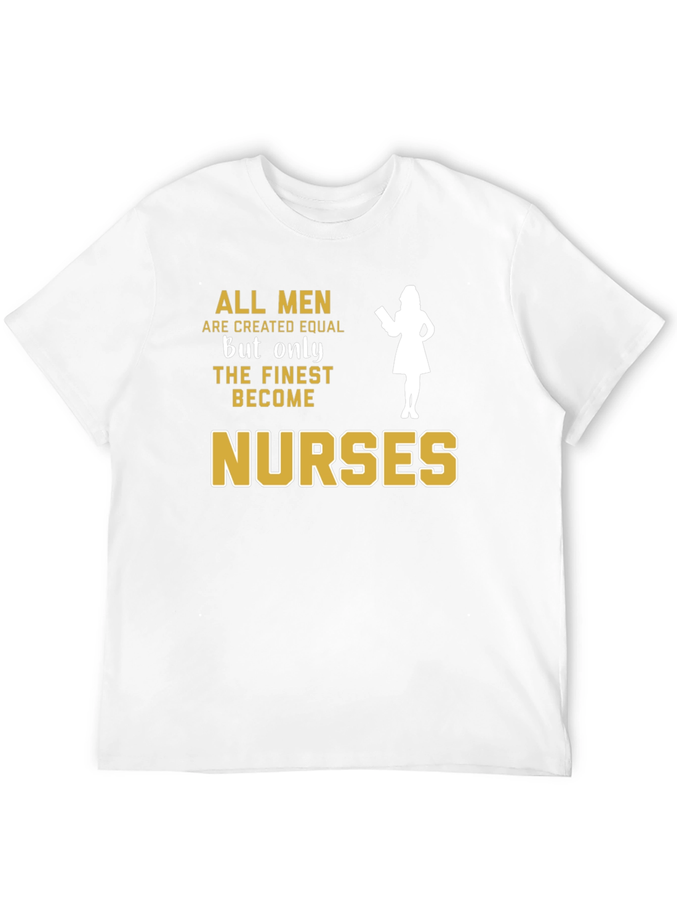 Finest Nurses Graphic T-Shirt - Black Cotton Tee