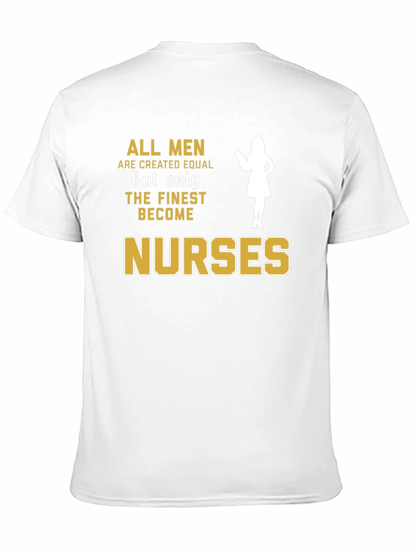 Finest Nurses Graphic T-Shirt - Black Cotton Tee