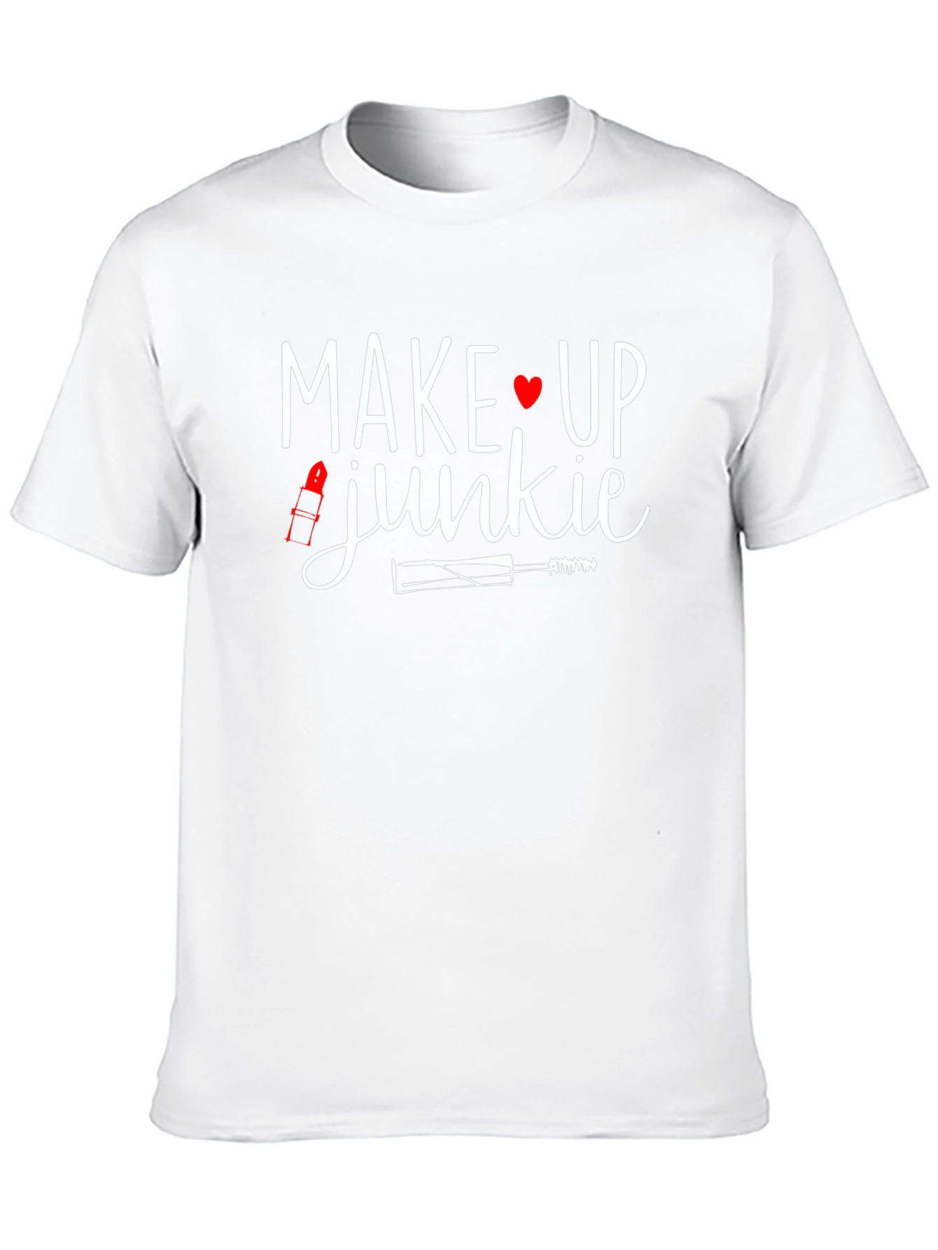 Makeup Junkie Graphic Tee - Black