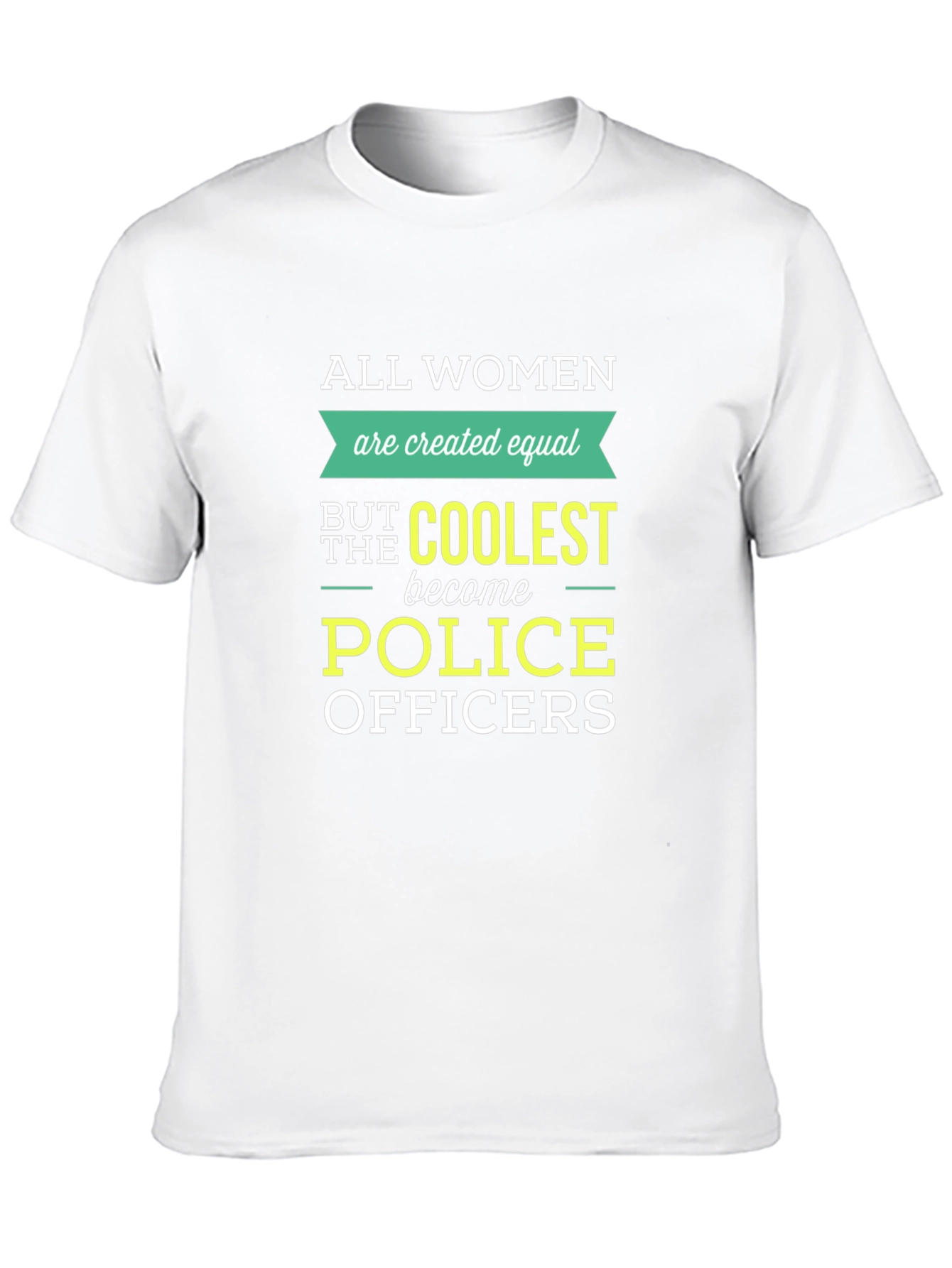 Coolest Police Officer Womens T-Shirt