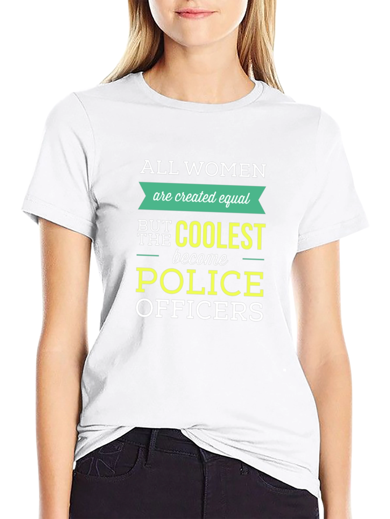 Coolest Police Officer Womens T-Shirt