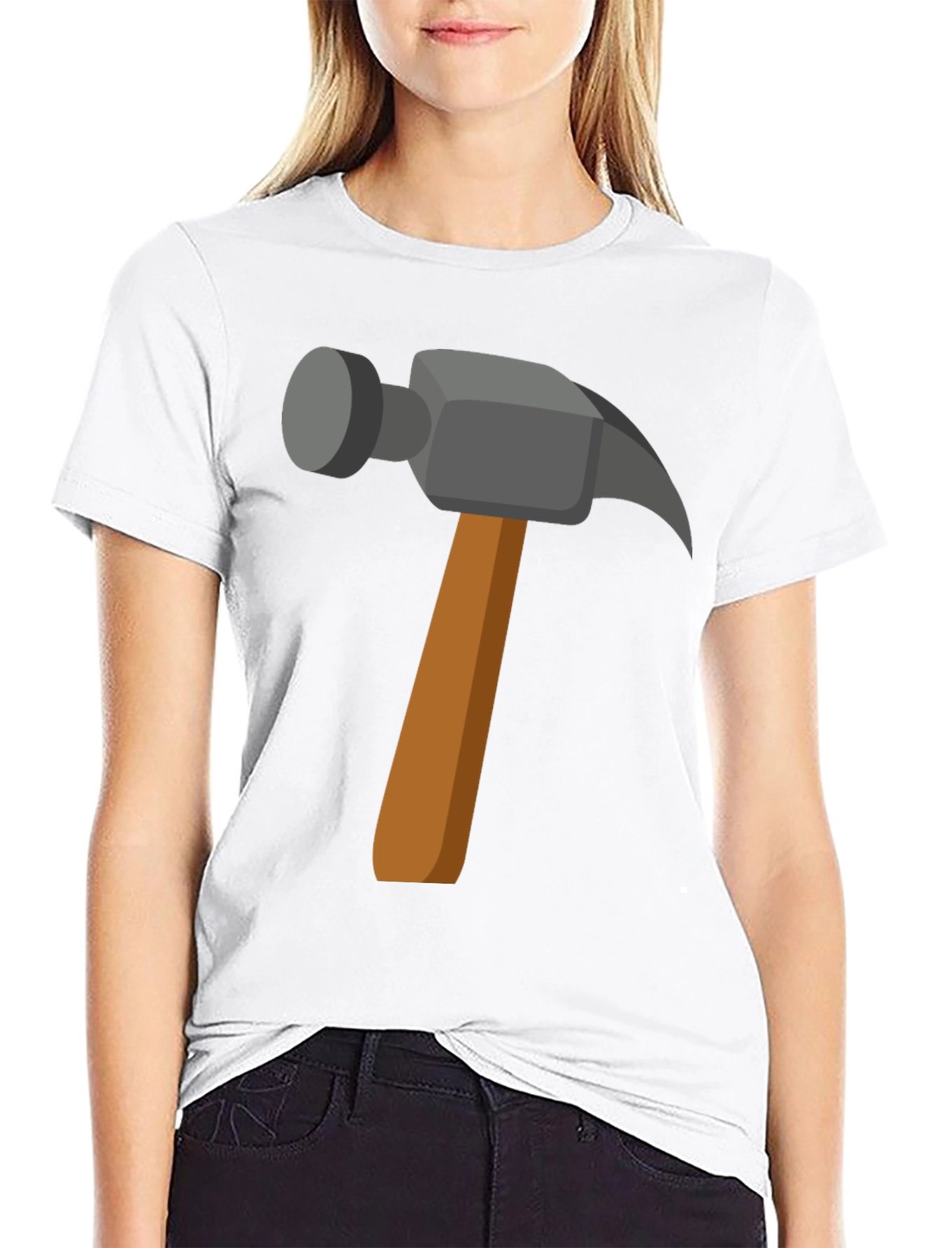 Hammer Graphic Tee - Black Cotton Comfort Fit
