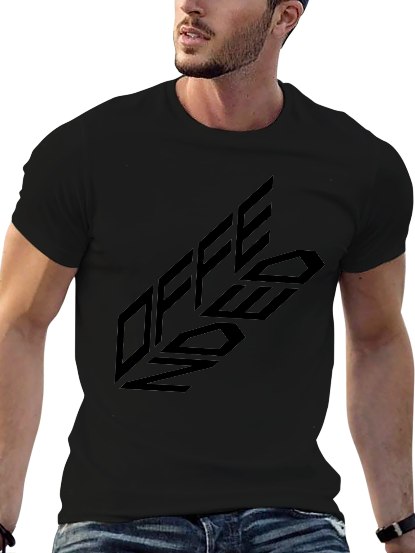 Offend Now Black Graphic Tee