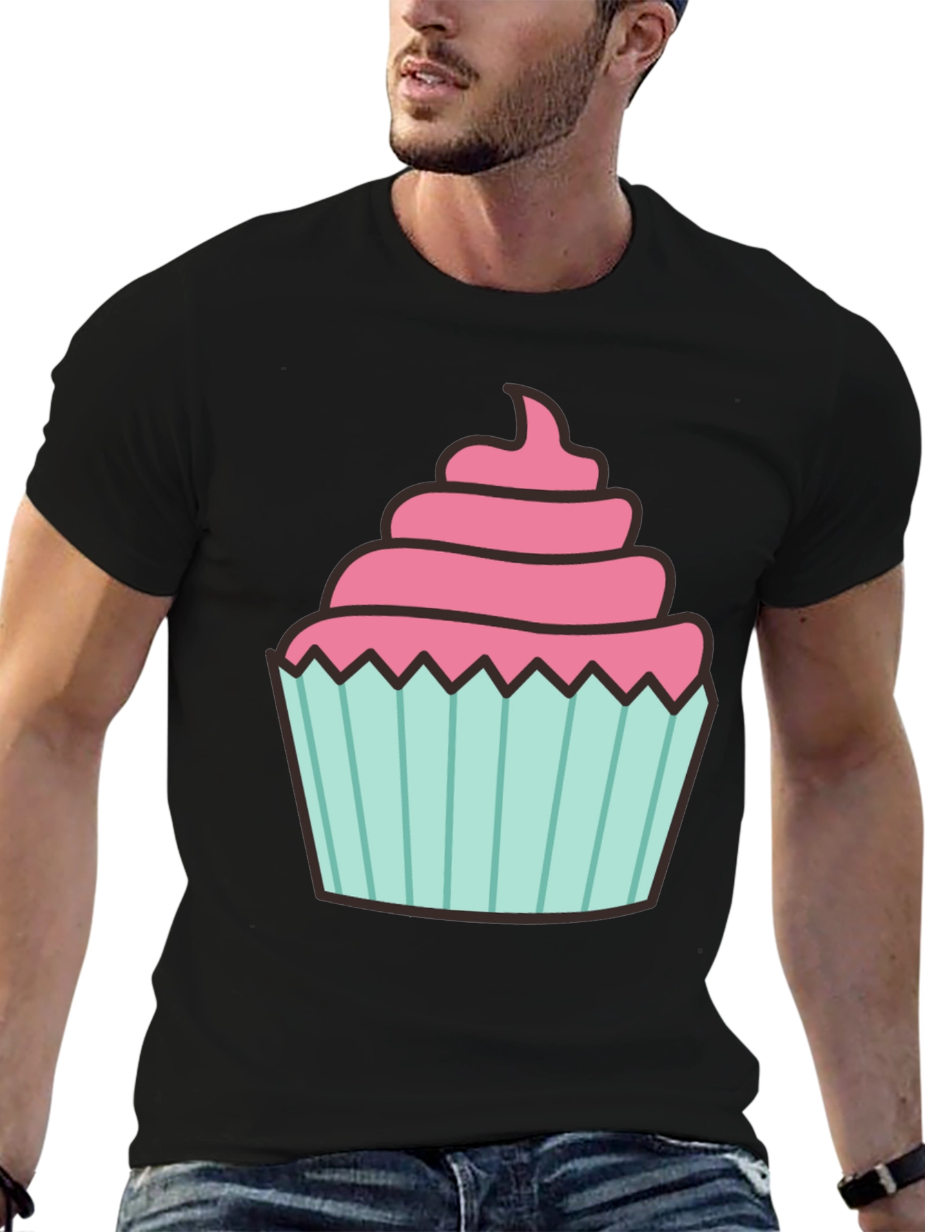 Cupcake Graphic Tee - Sweet Treat Design