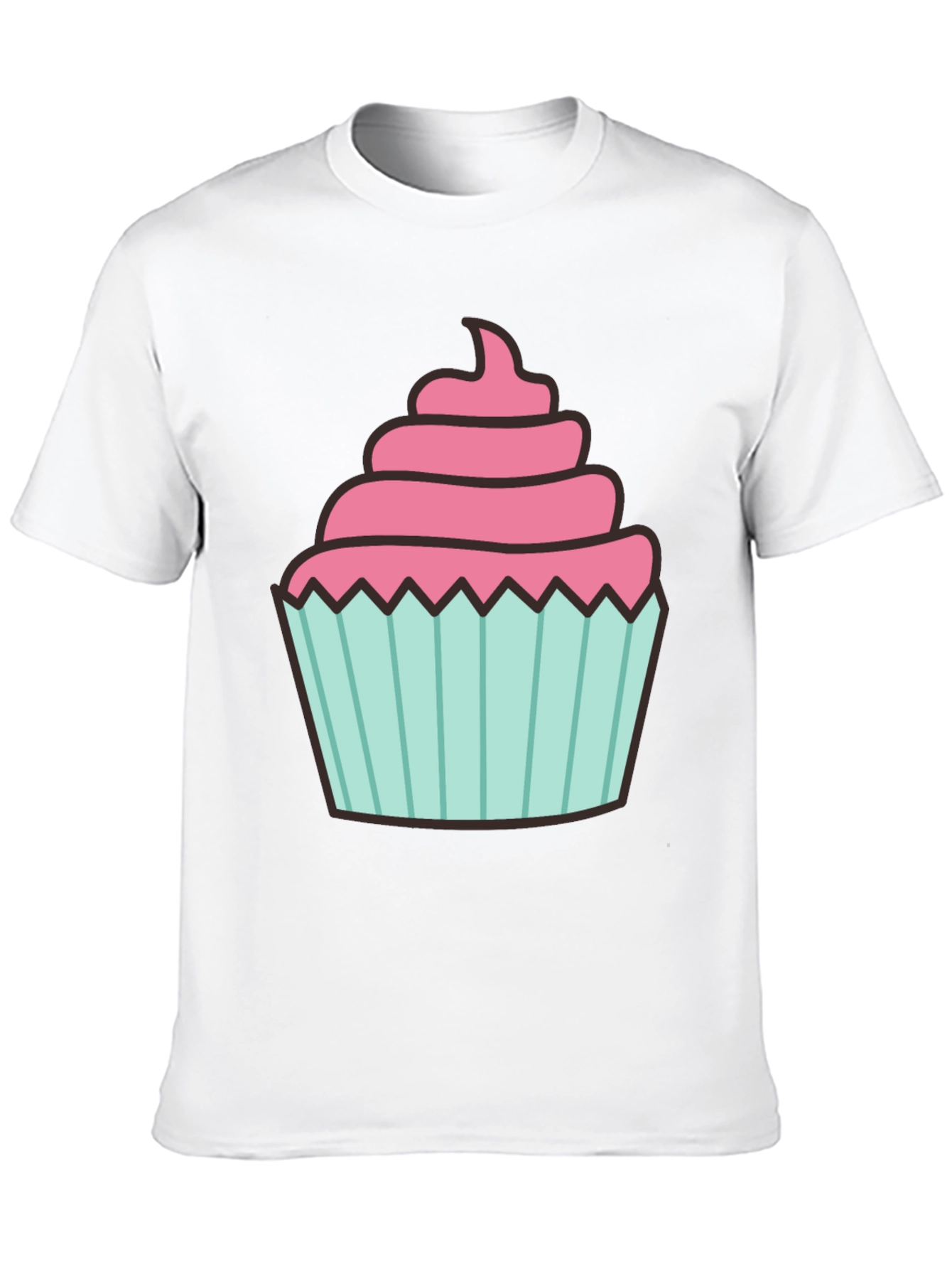 Cupcake Graphic Tee - Sweet Treat Design