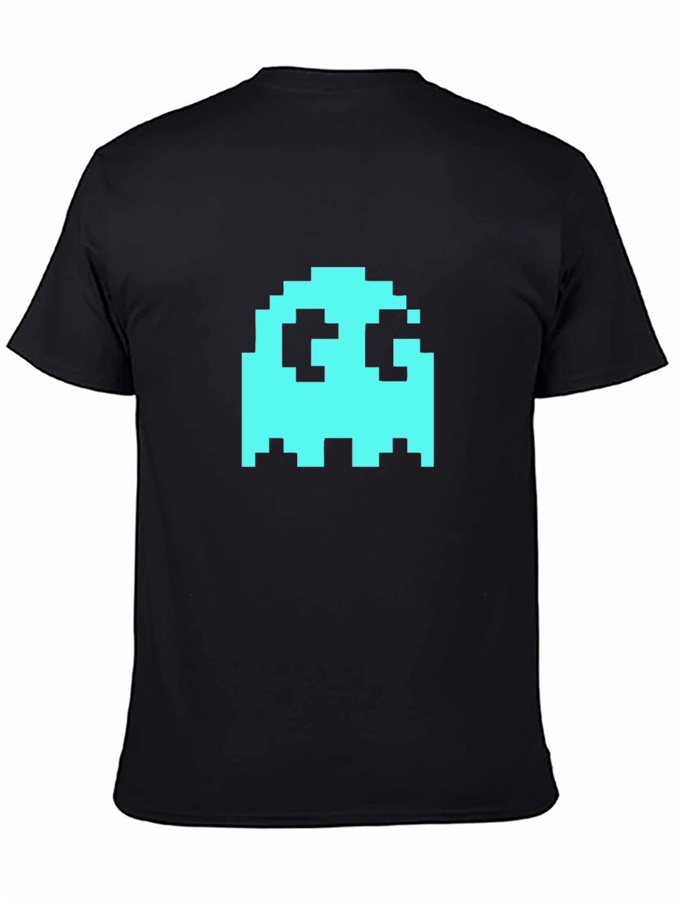 Pixel Ghost Graphic Tee - Retro Gaming Style