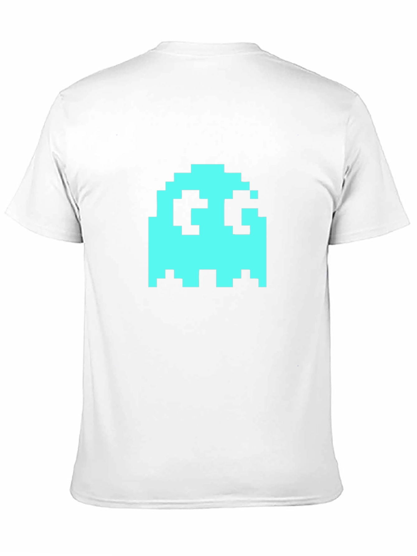 Pixel Ghost Graphic Tee - Retro Gaming Style