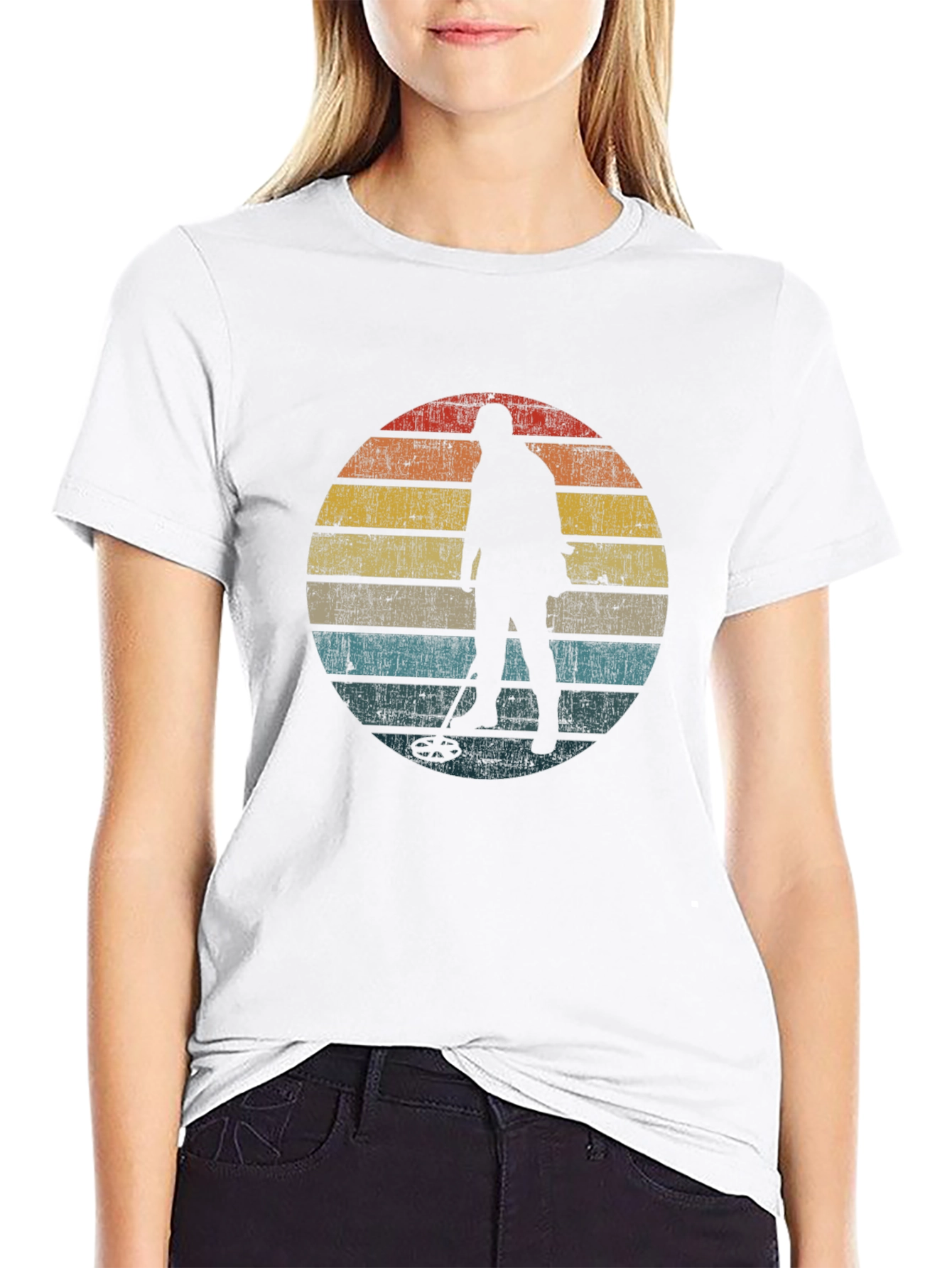 Retro Metal Detector T-Shirt - Treasure Hunting
