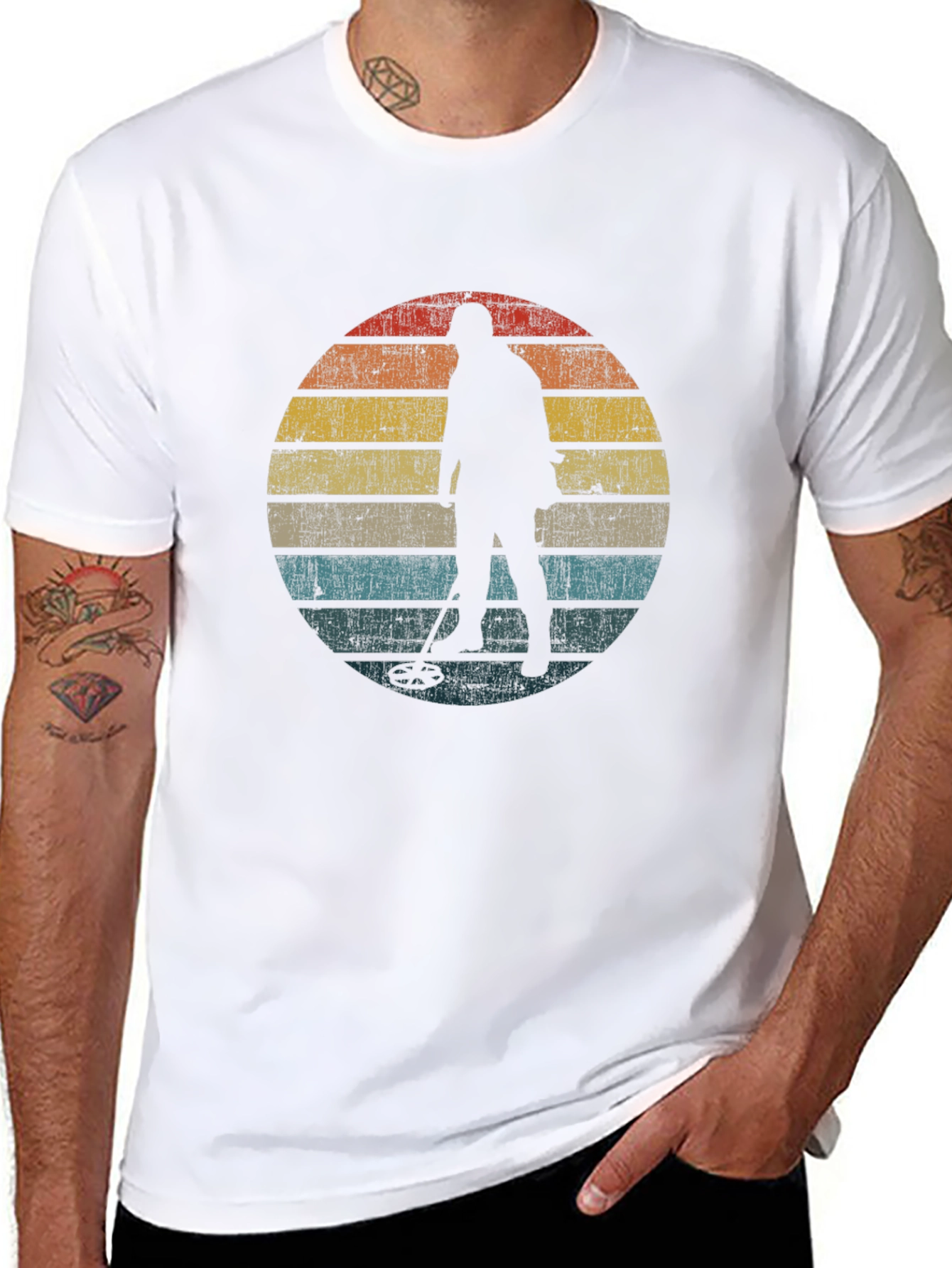 Retro Metal Detector T-Shirt - Treasure Hunting