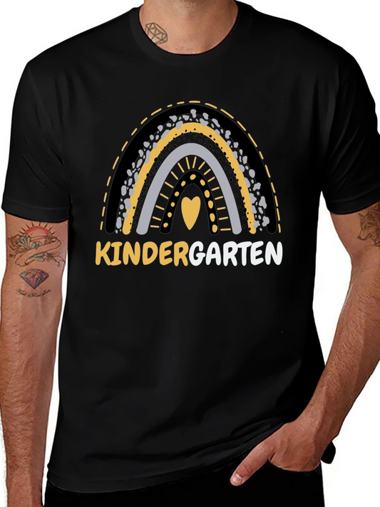 Kindergarten Rainbow Graphic Tee Back to School Shirt