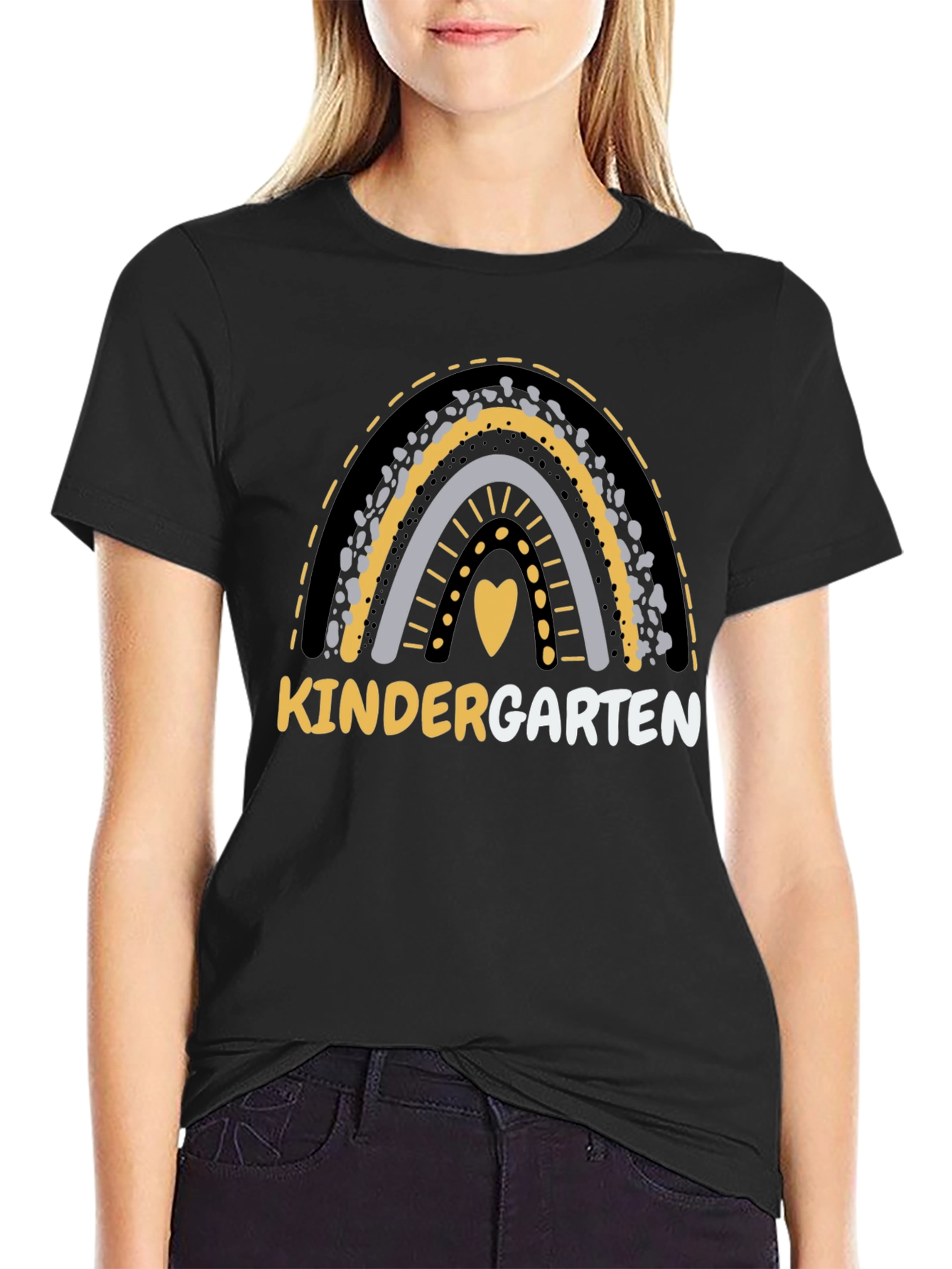 Kindergarten Rainbow Graphic Tee Back to School Shirt