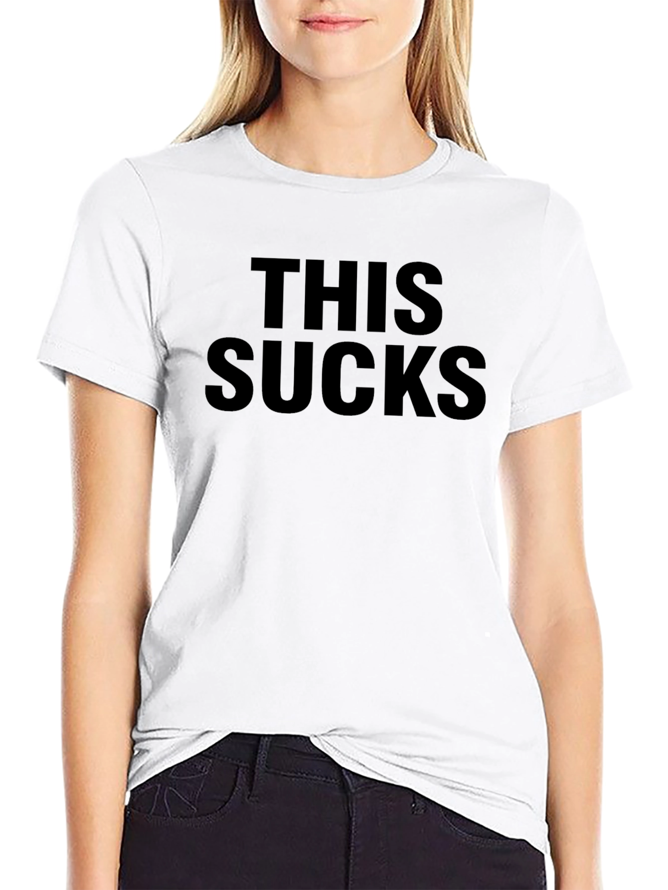 This Sucks Graphic T-Shirt - Mens Black Tee