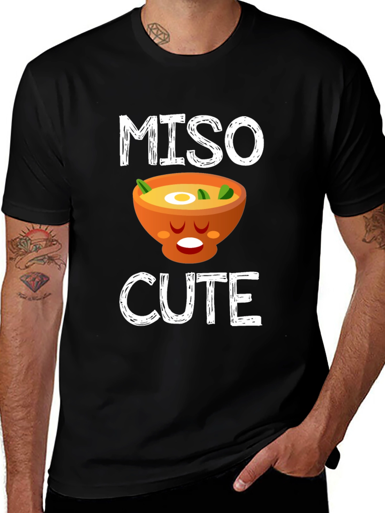Miso Cute Funny Foodie Graphic T-Shirt