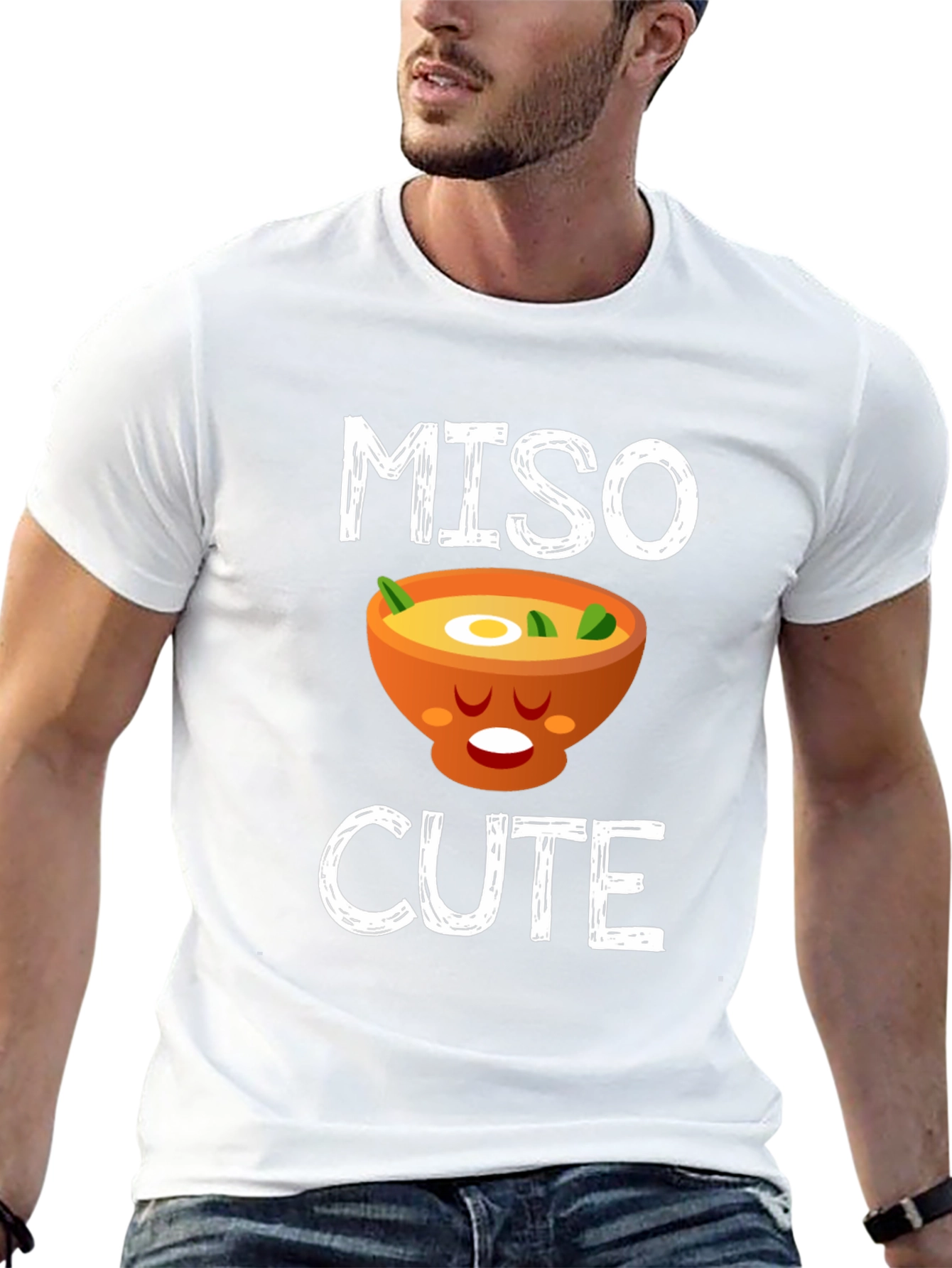 Miso Cute Funny Foodie Graphic T-Shirt