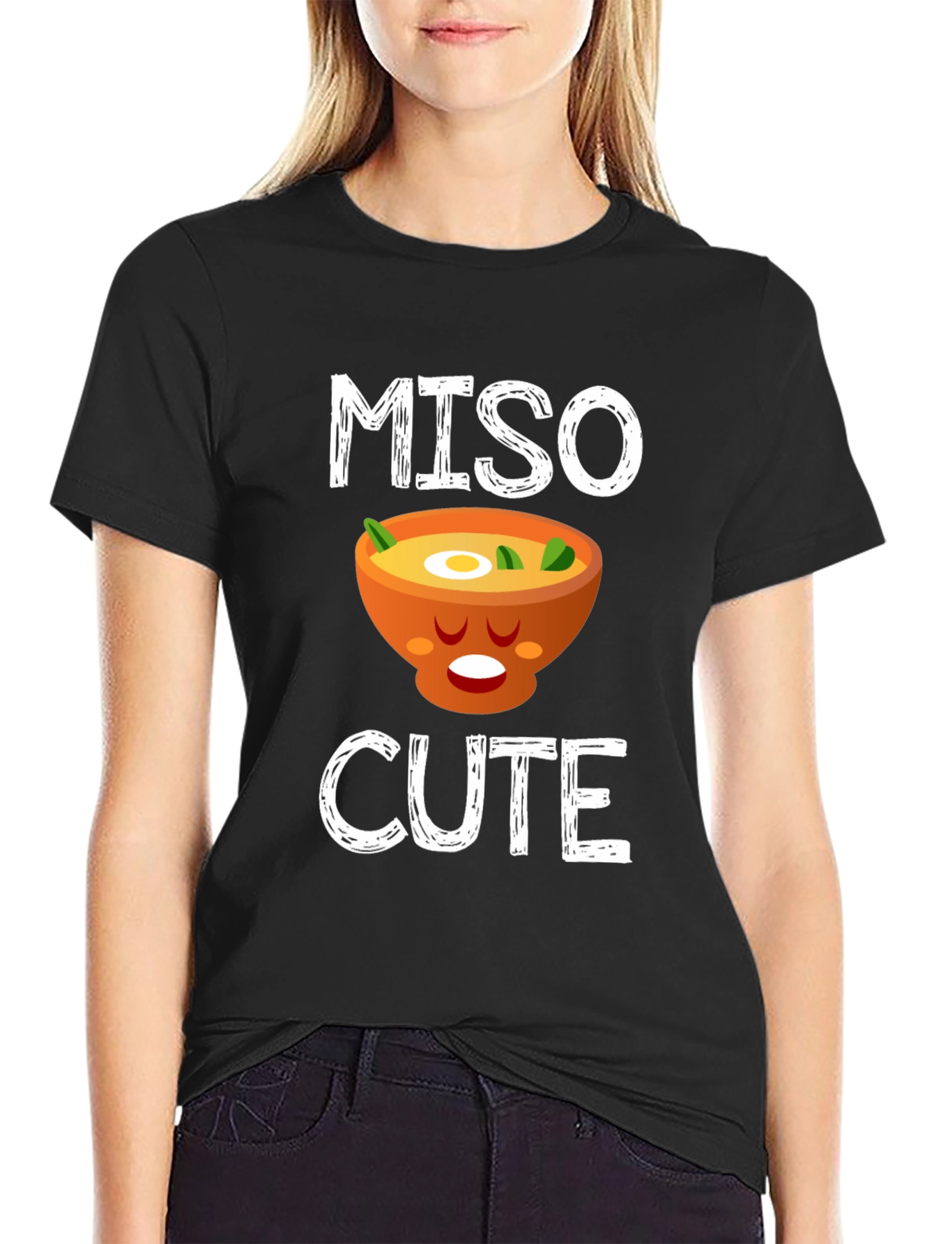 Miso Cute Funny Foodie Graphic T-Shirt