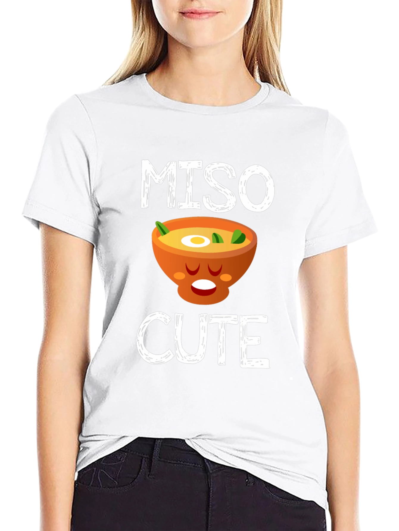 Miso Cute Funny Foodie Graphic T-Shirt