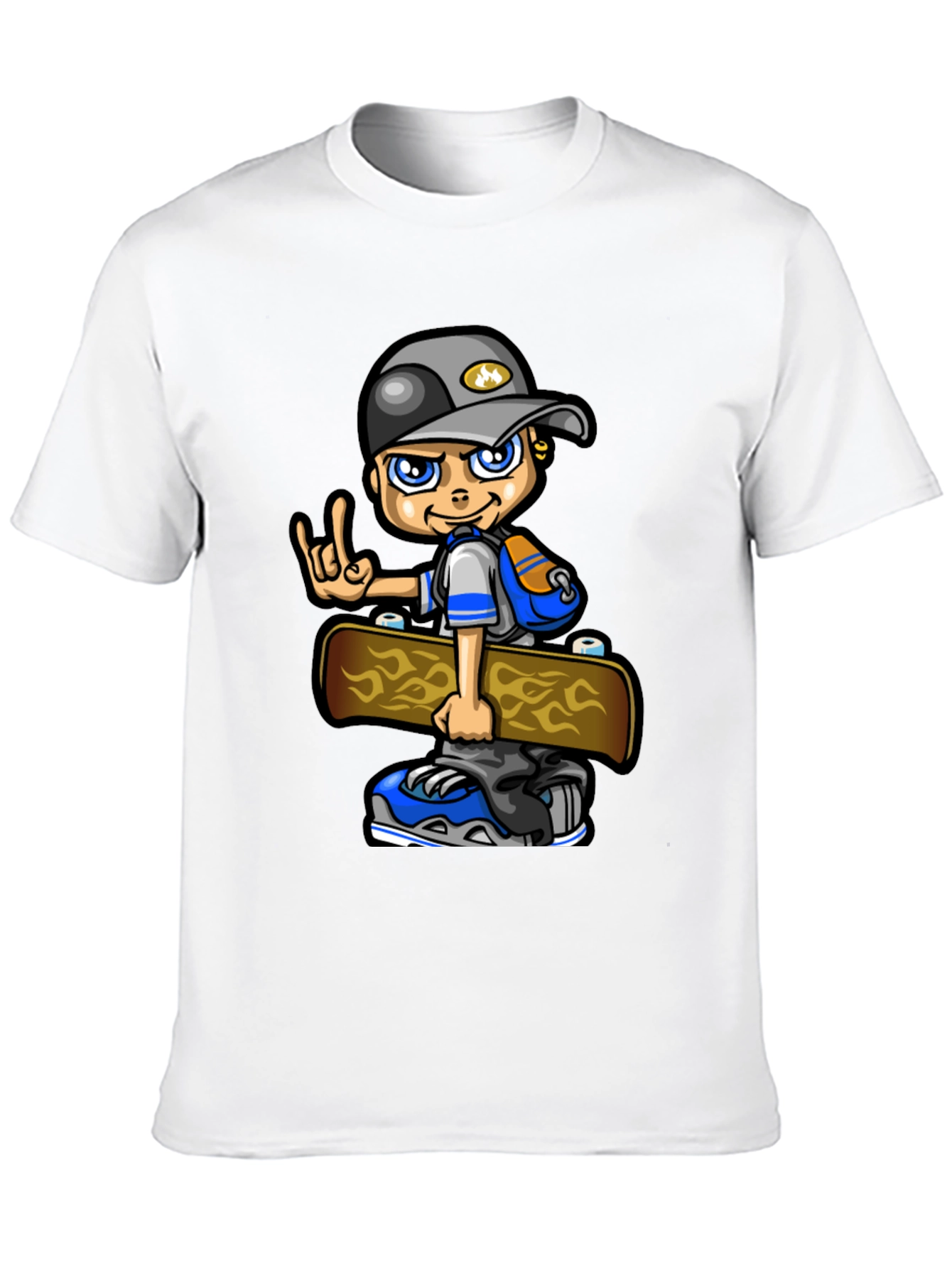 Cool Kid Skateboard Graphic Tee