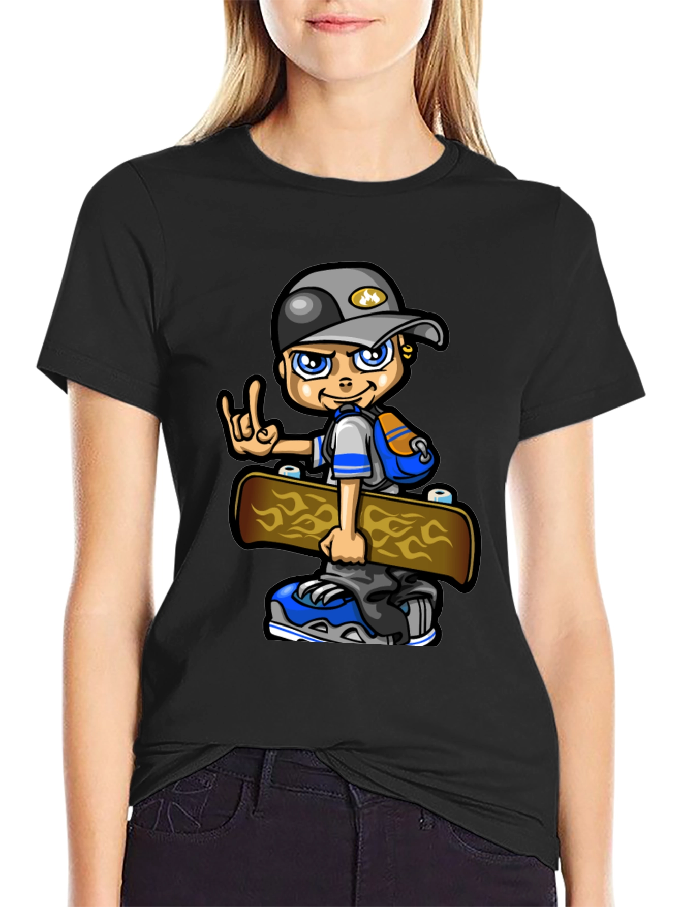 Cool Kid Skateboard Graphic Tee