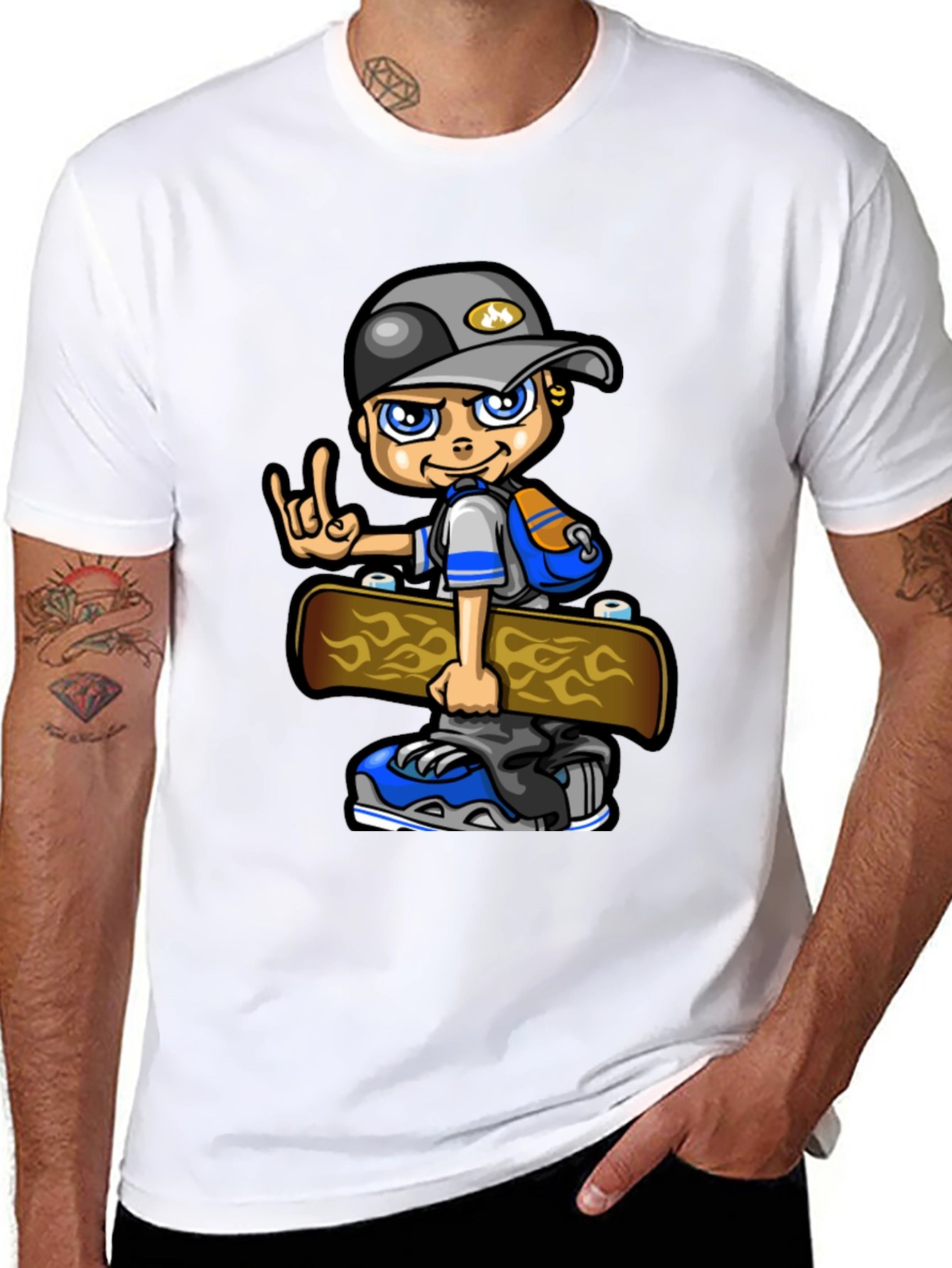 Cool Kid Skateboard Graphic Tee