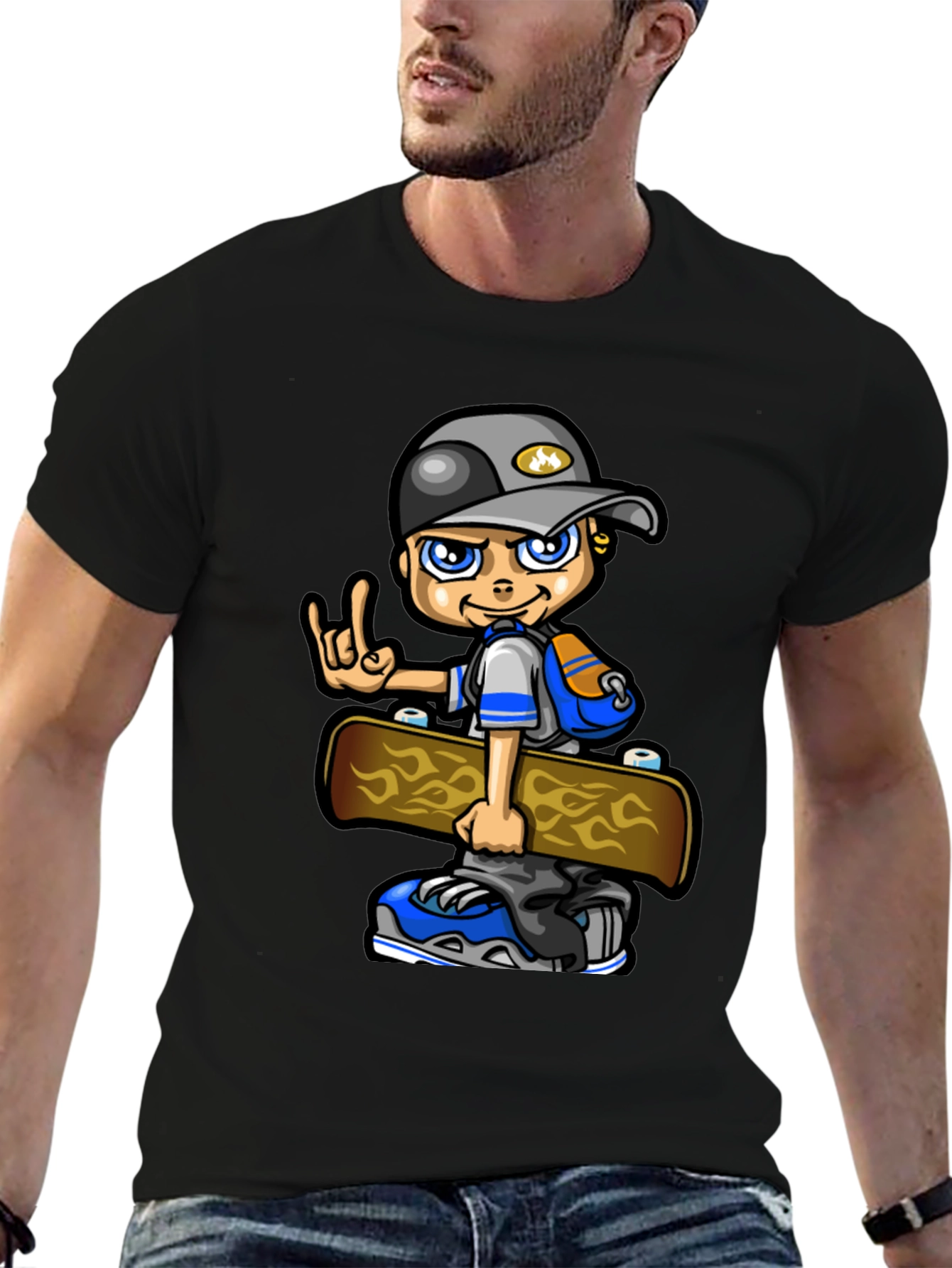 Cool Kid Skateboard Graphic Tee