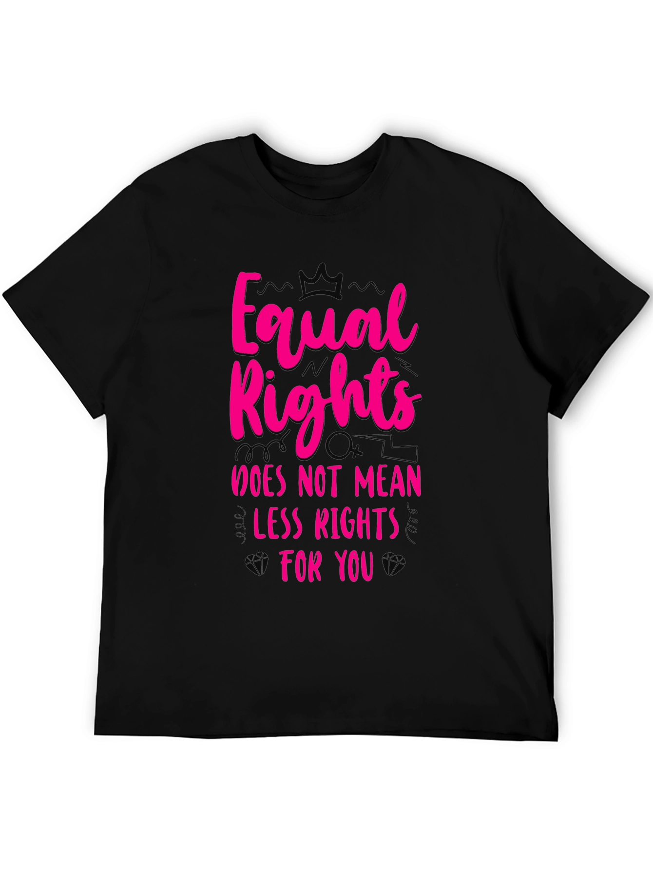 Equal Rights Graphic Tee - Black