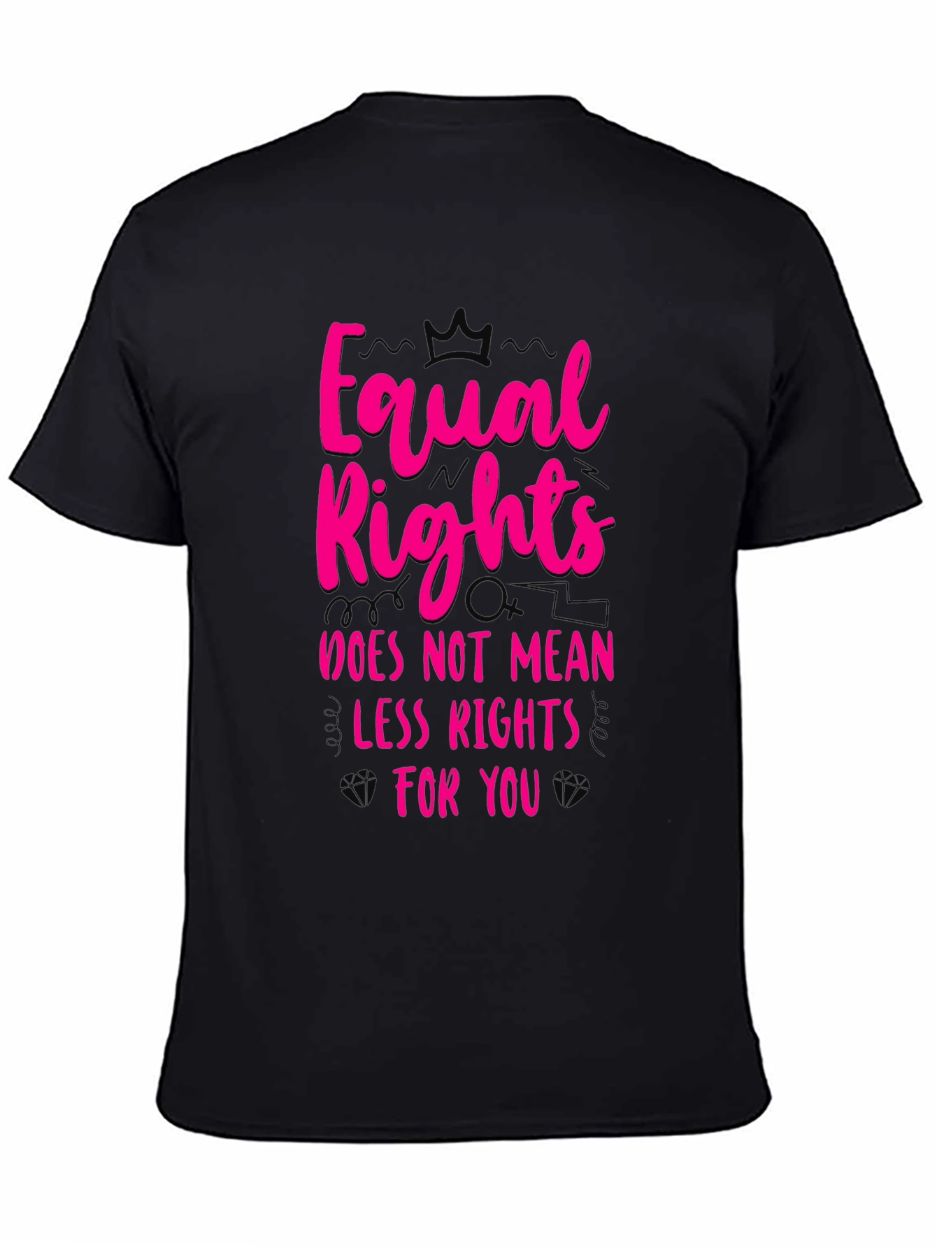 Equal Rights Graphic Tee - Black