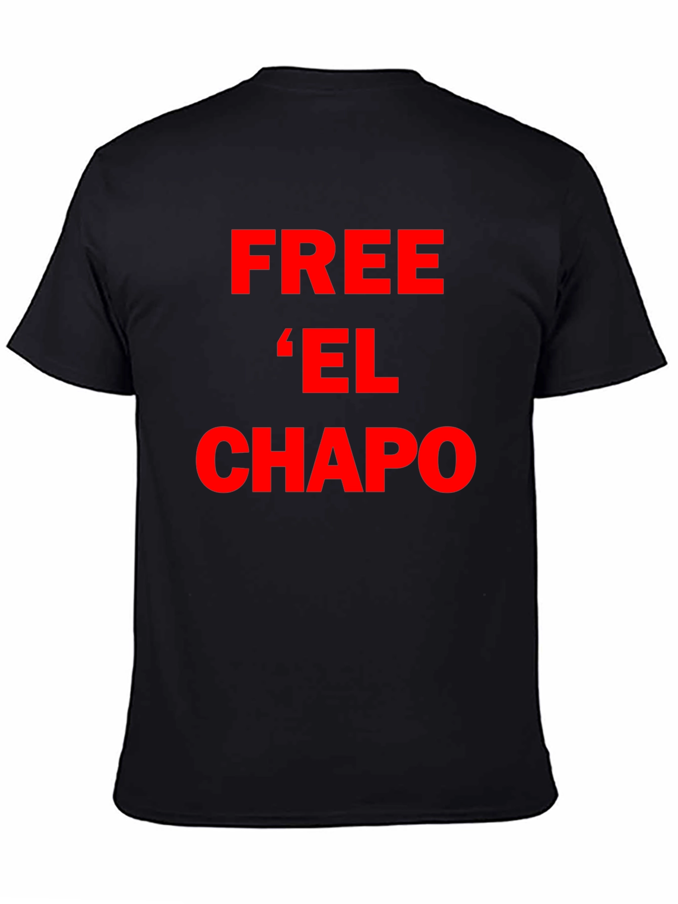 Free El Chapo T-Shirt - Bold Red Graphic Tee