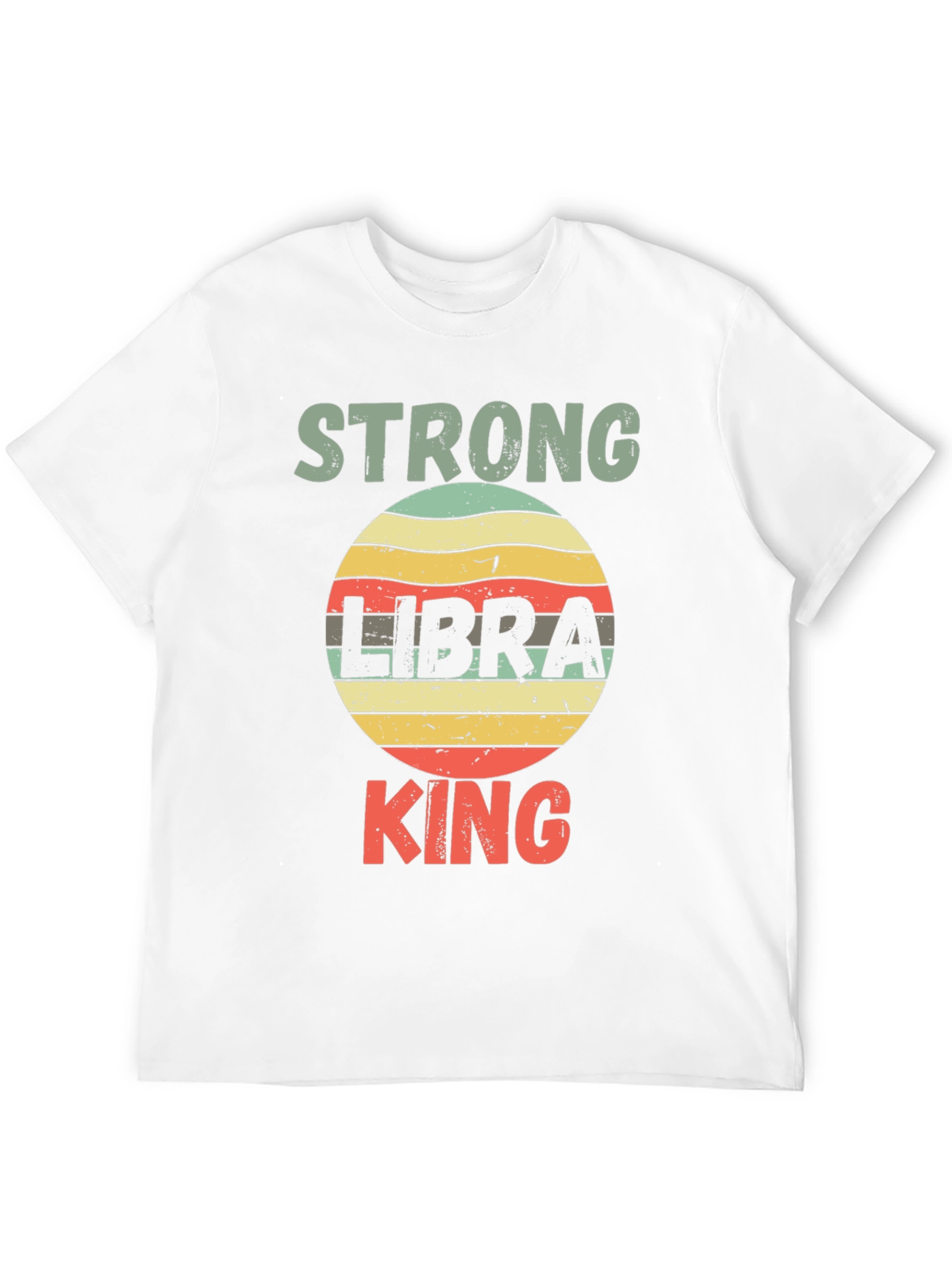 Strong Libra King T-Shirt - Zodiac Sign Tee