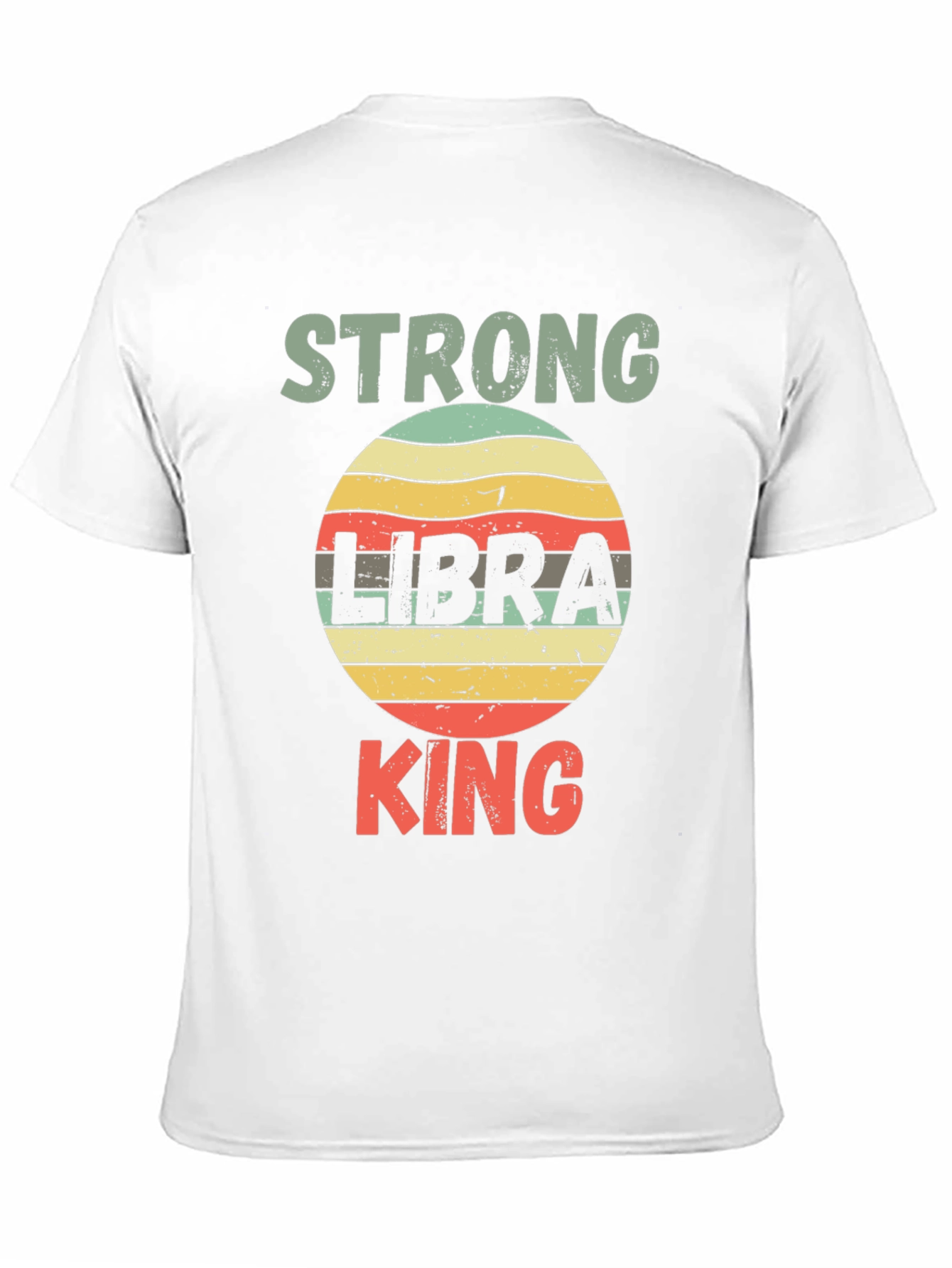 Strong Libra King T-Shirt - Zodiac Sign Tee