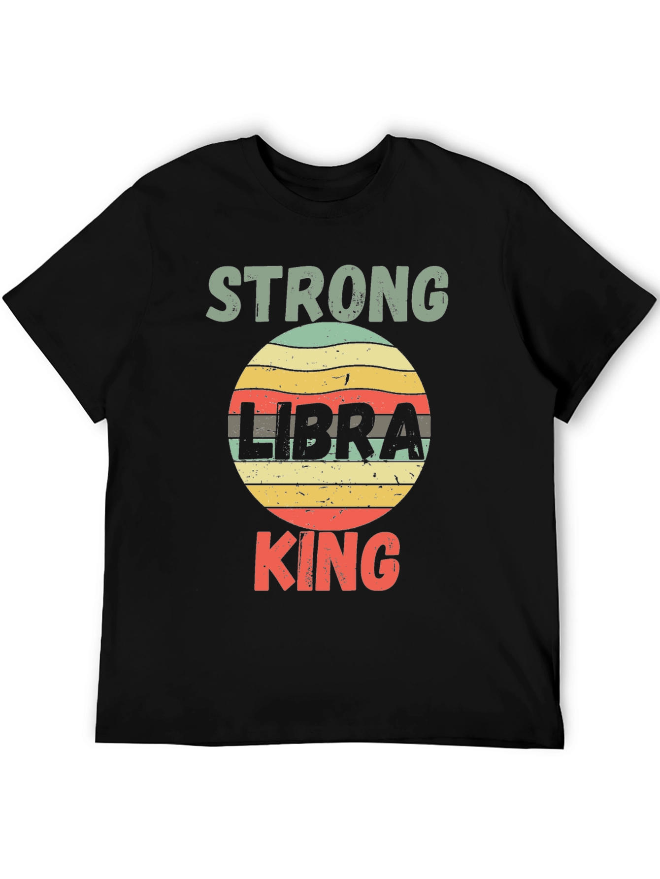 Strong Libra King T-Shirt - Zodiac Sign Tee