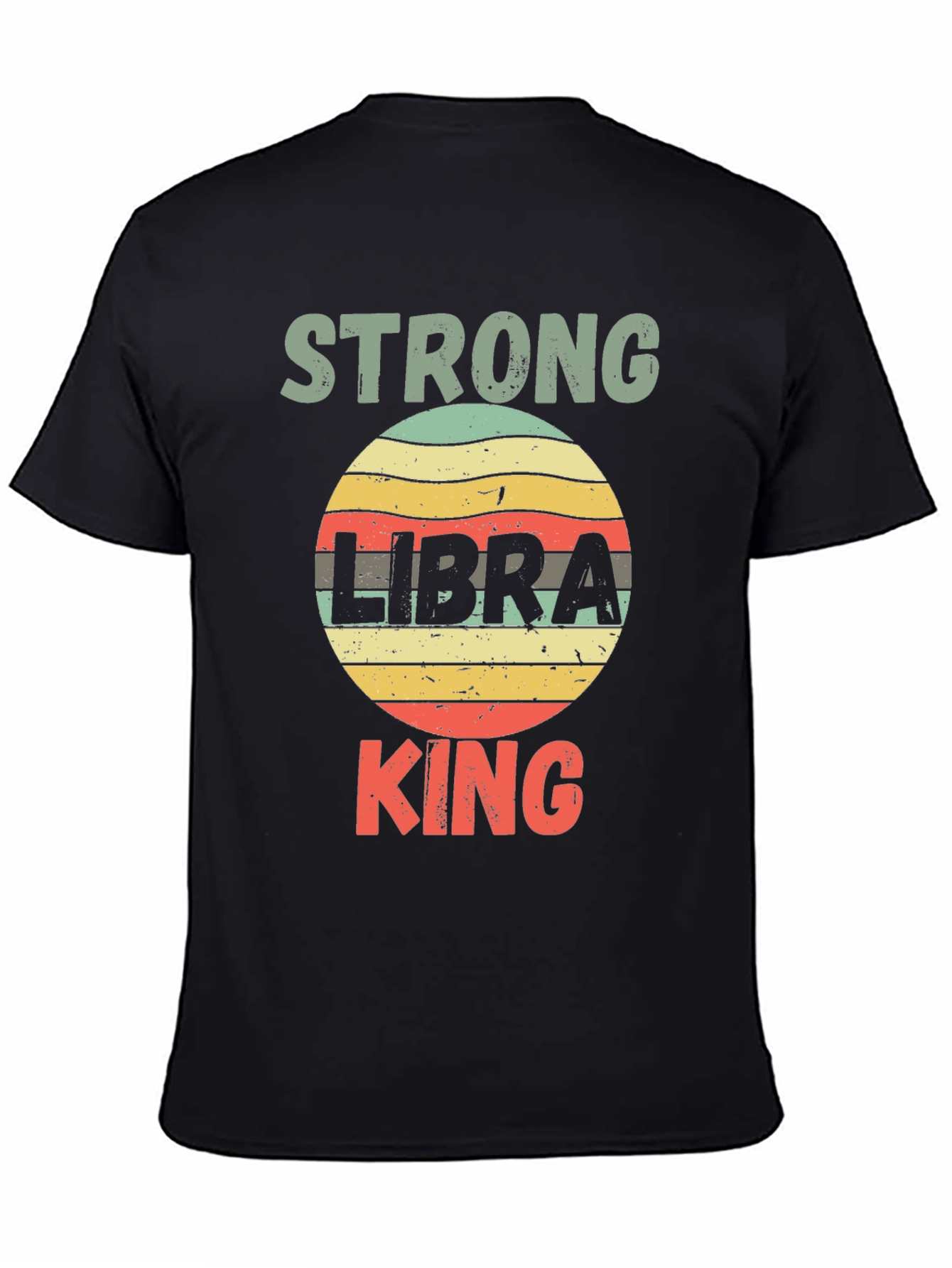 Strong Libra King T-Shirt - Zodiac Sign Tee