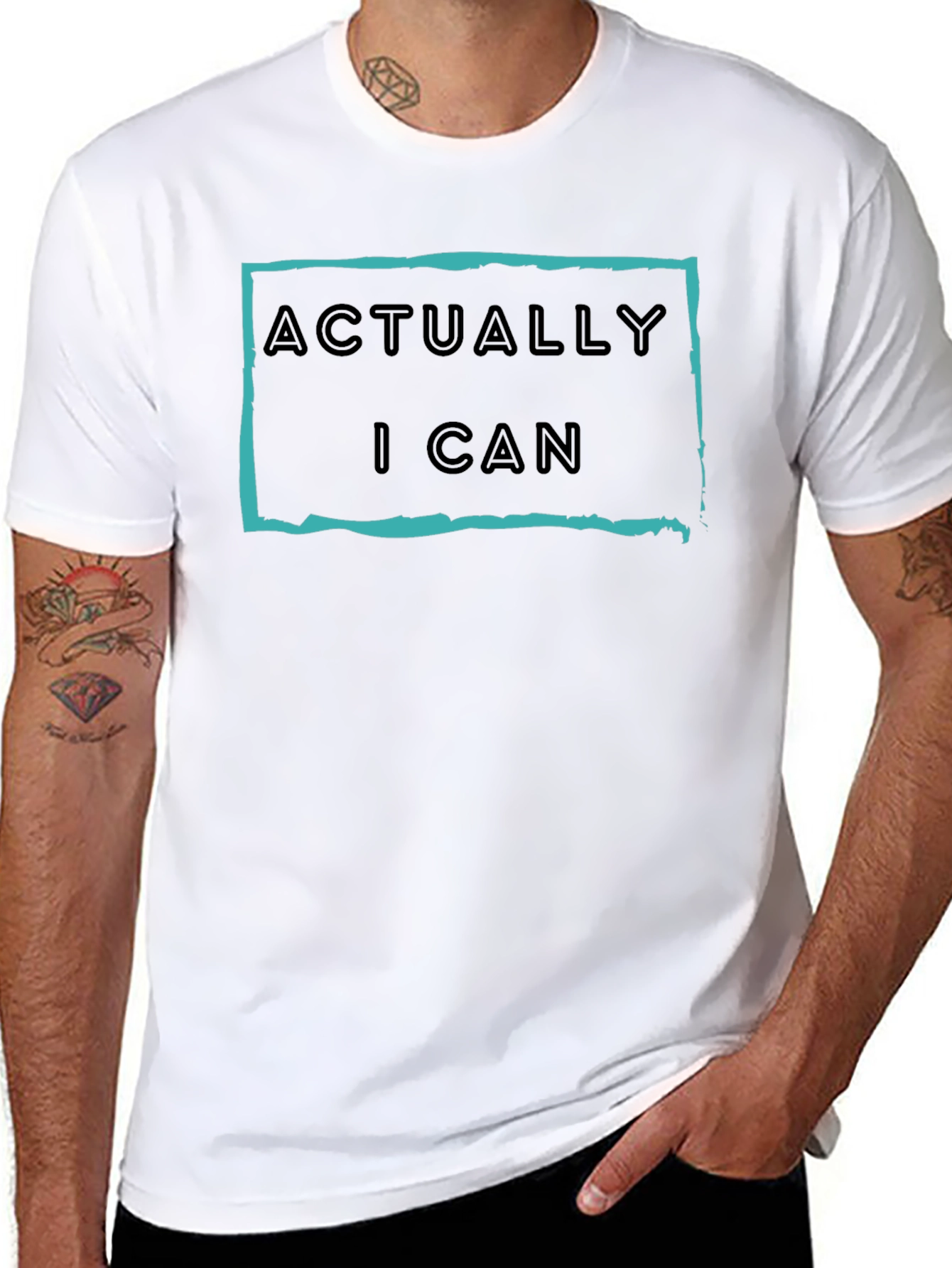Actually I Can Graphic T-Shirt - Motivational Tee