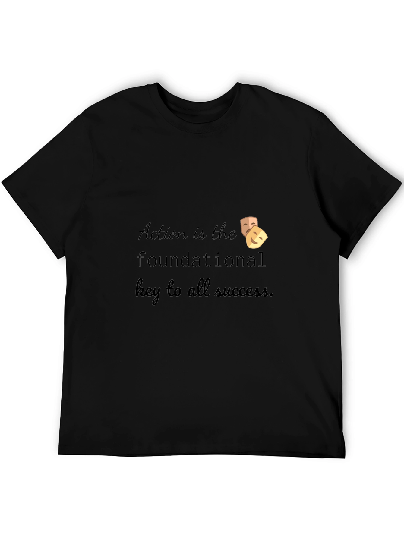 Action is the Key T-Shirt - Success Motivational Tee