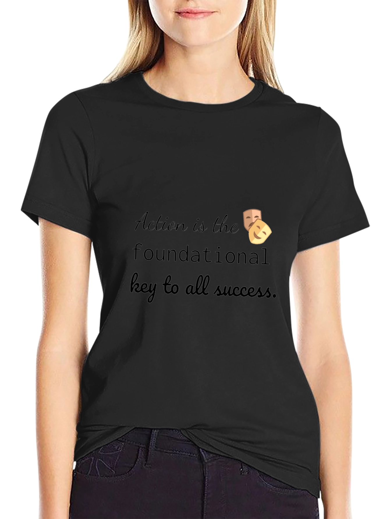 Action is the Key T-Shirt - Success Motivational Tee