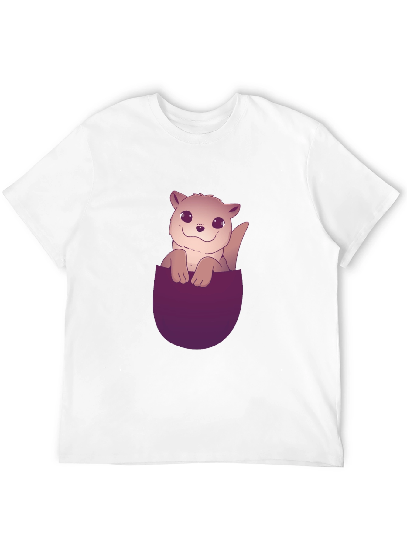 Cute Otter Pocket T-Shirt