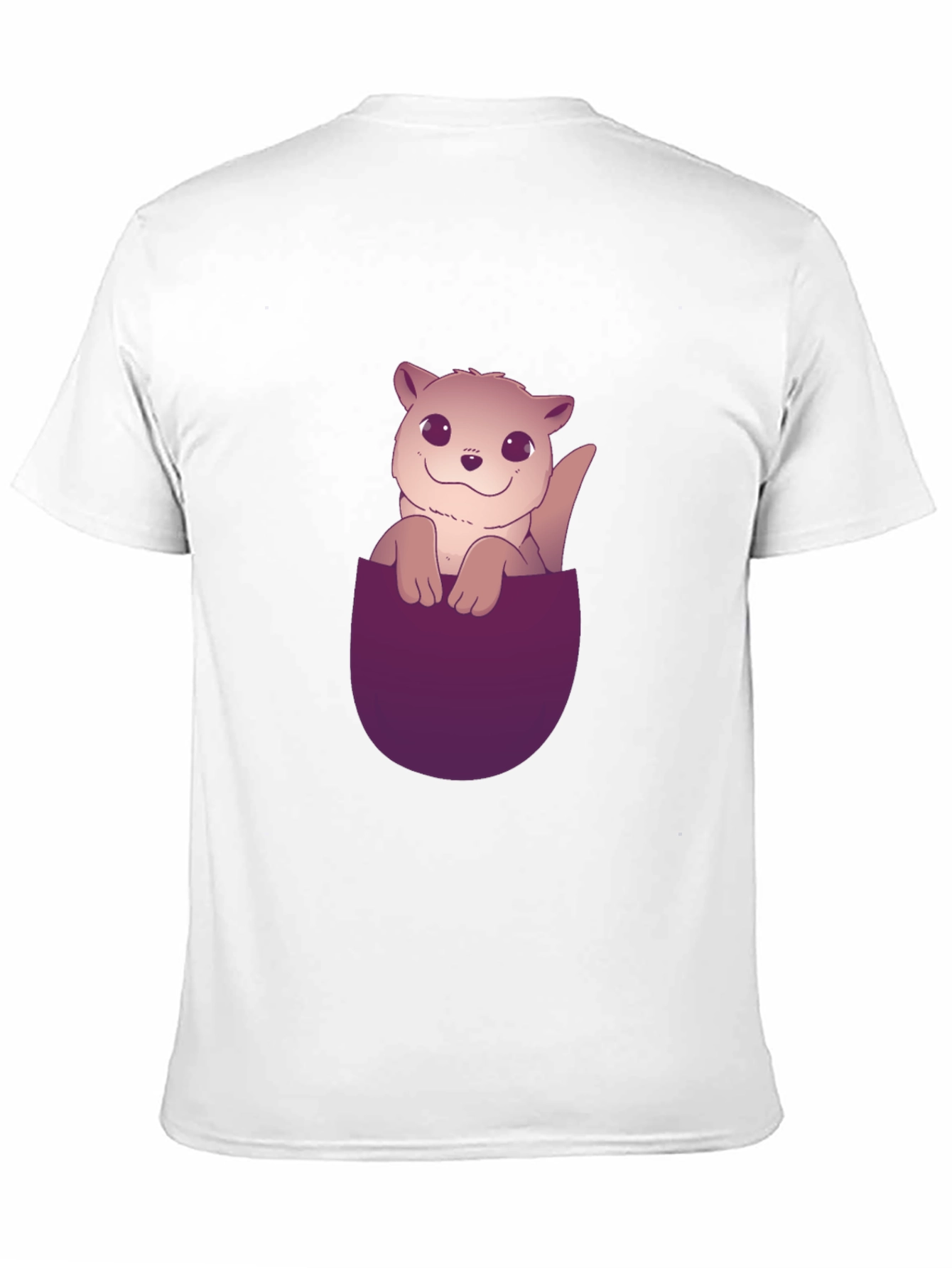 Cute Otter Pocket T-Shirt