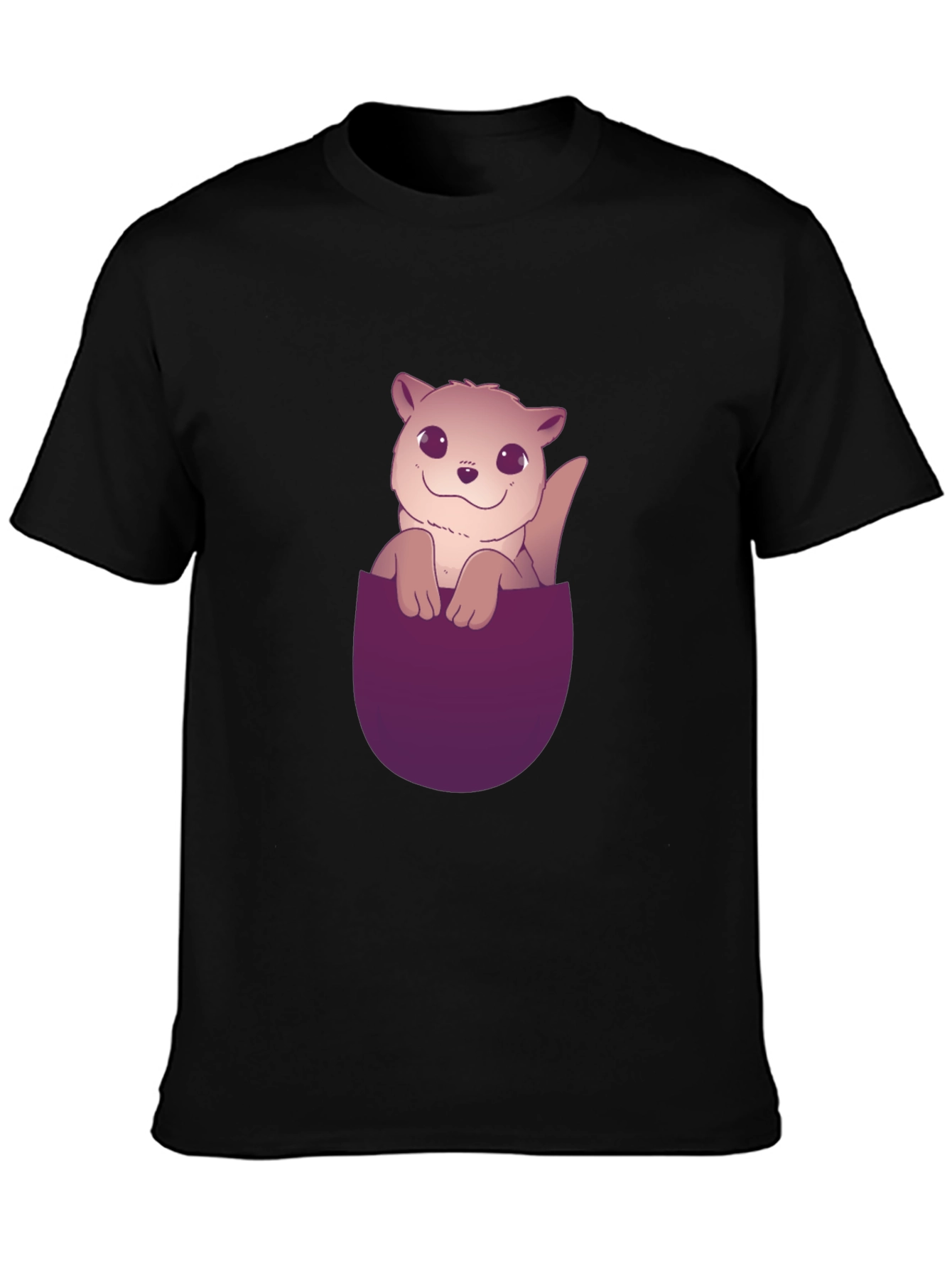 Cute Otter Pocket T-Shirt