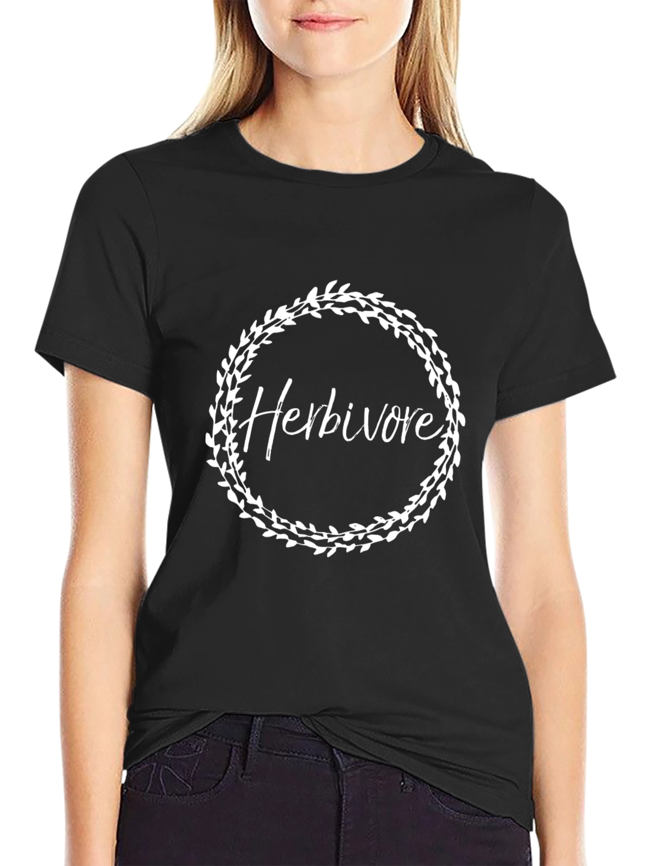 Herbivore Wreath Graphic Tee - Vegan Shirt