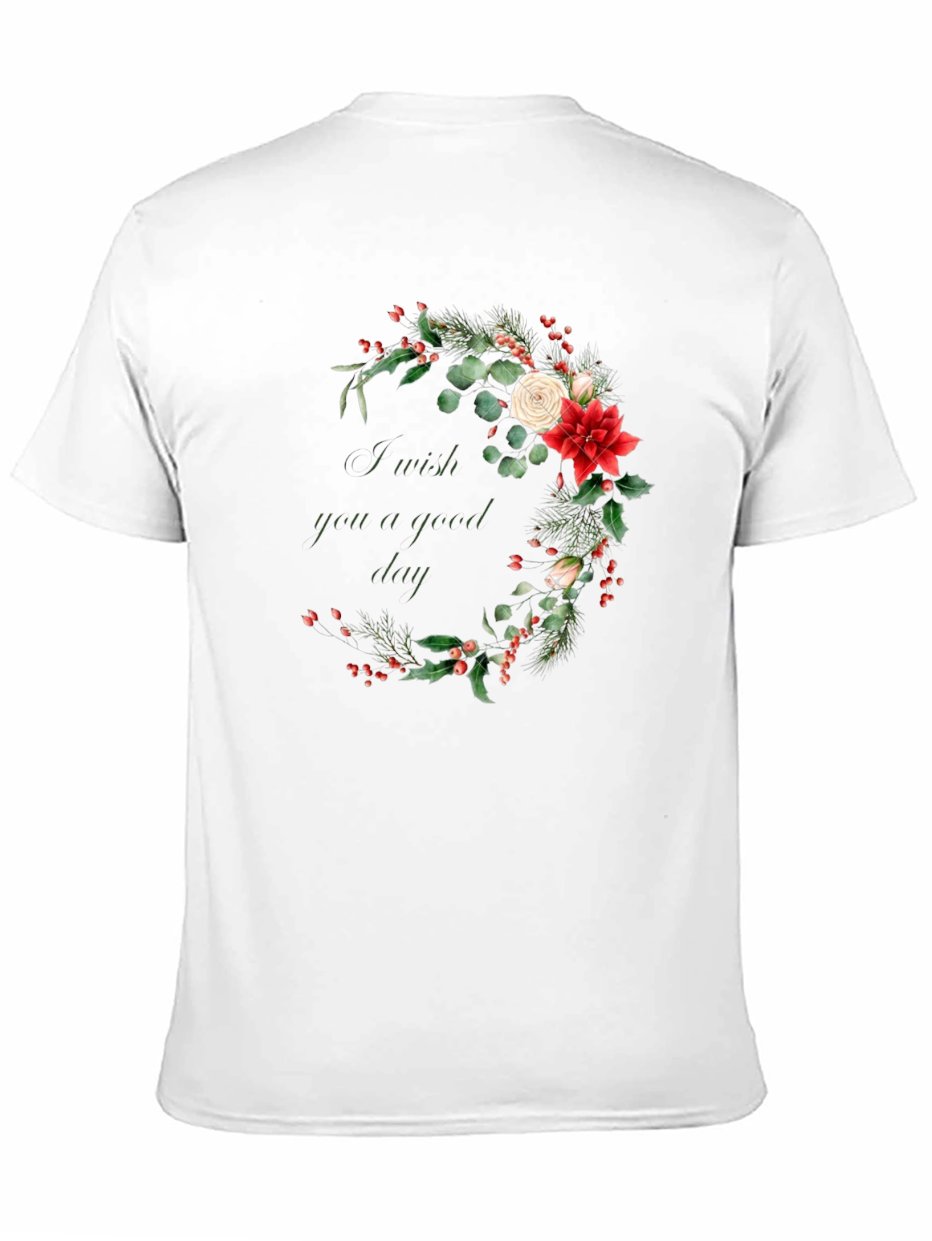 Floral Good Day Graphic Tee - Black