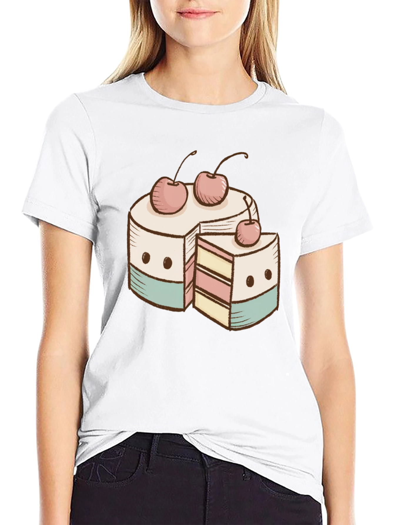 Cute Cake T-Shirt - Sweet Treat Design
