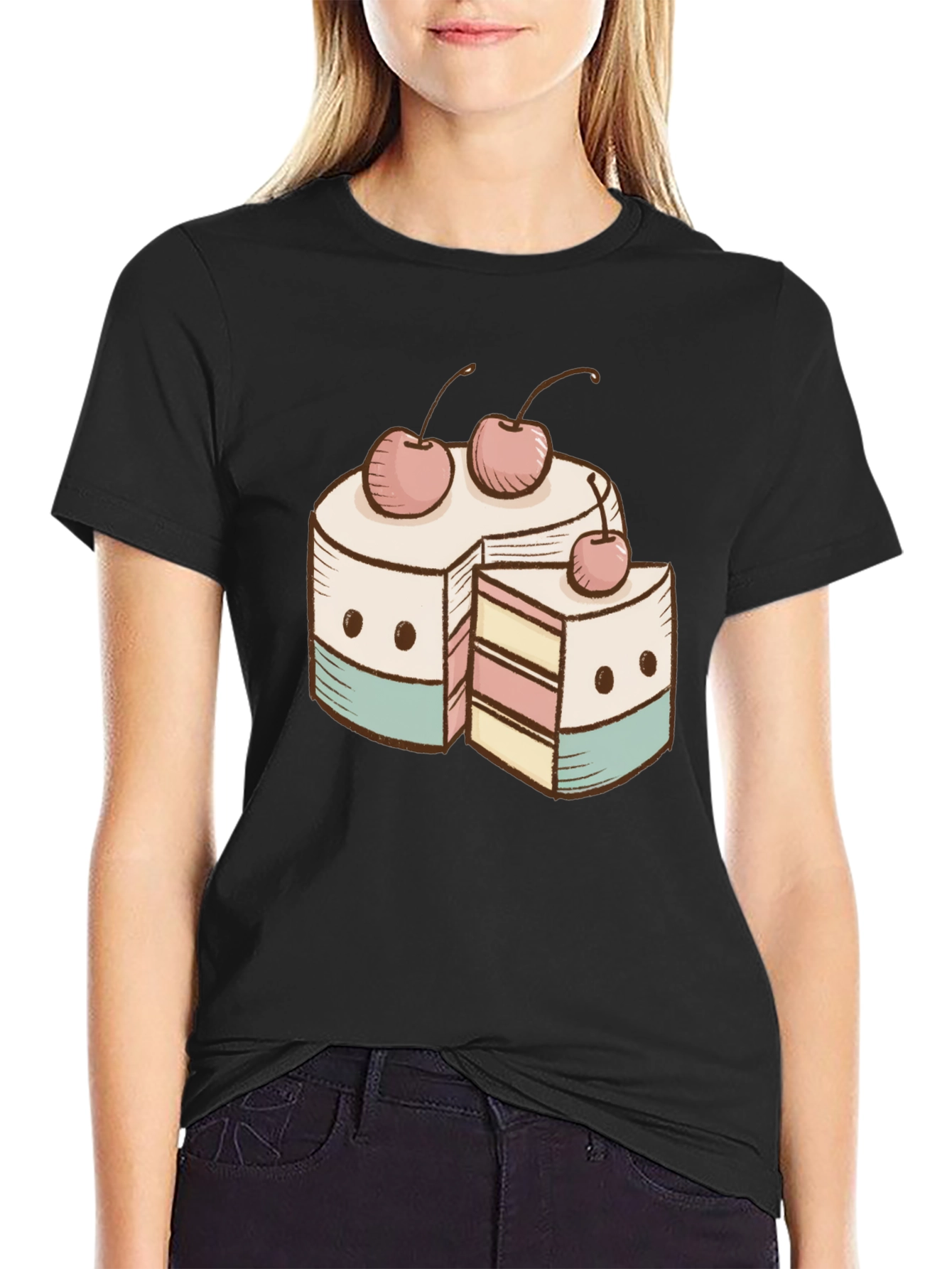 Cute Cake T-Shirt - Sweet Treat Design